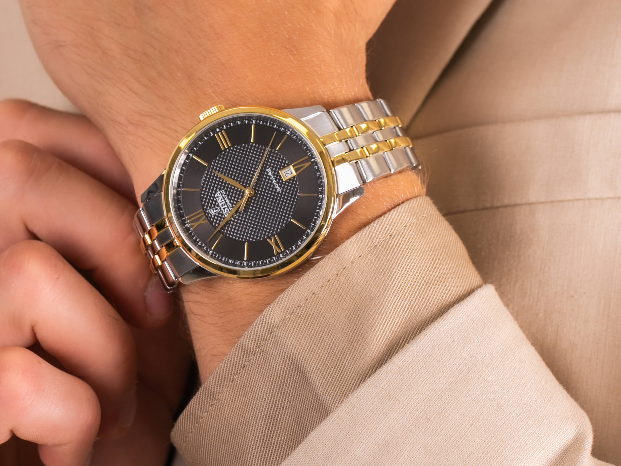 Festina F20483-3 Sapphire Automatic zegarek klasyczny Classic - miniatura 4