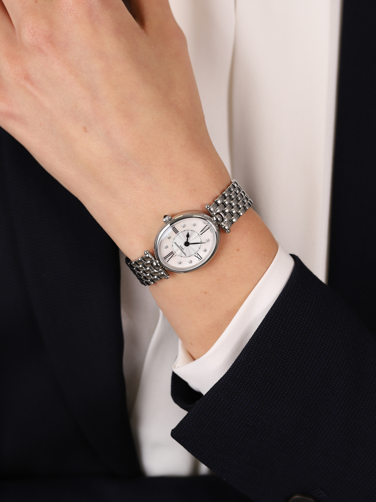Frederique Constant FC-200RMPW2V6B damski zegarek Classics bransoleta - miniatura 3