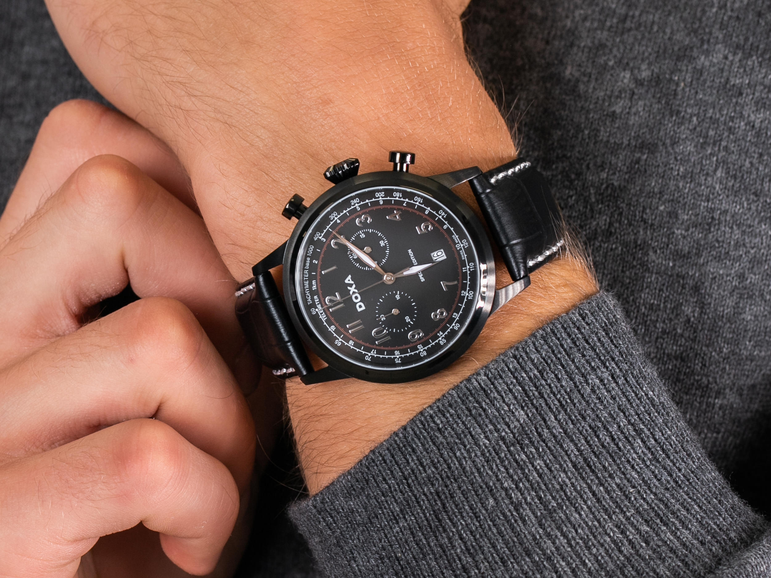 Doxa 190.70.105.2.01 SPECIAL EDITION zegarek klasyczny D-Air - miniatura 4