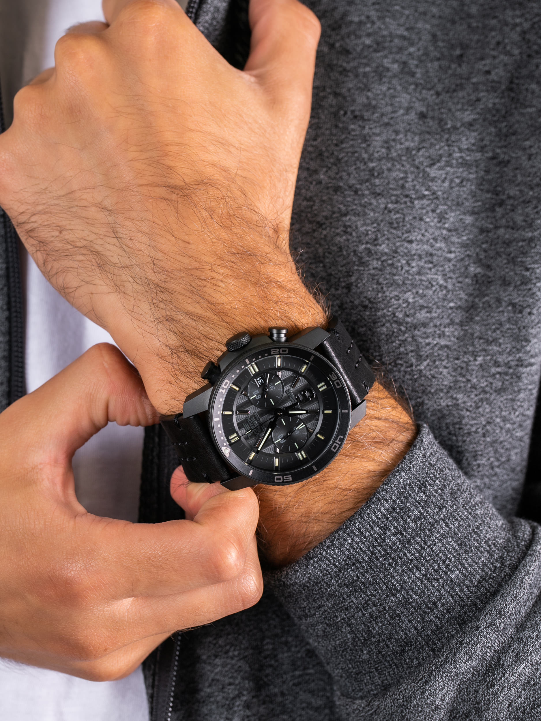 zegarek Vostok Europe 6S21-546C510 Ekranoplan Chrono męski z chronograf Ekranoplan - miniatura 3