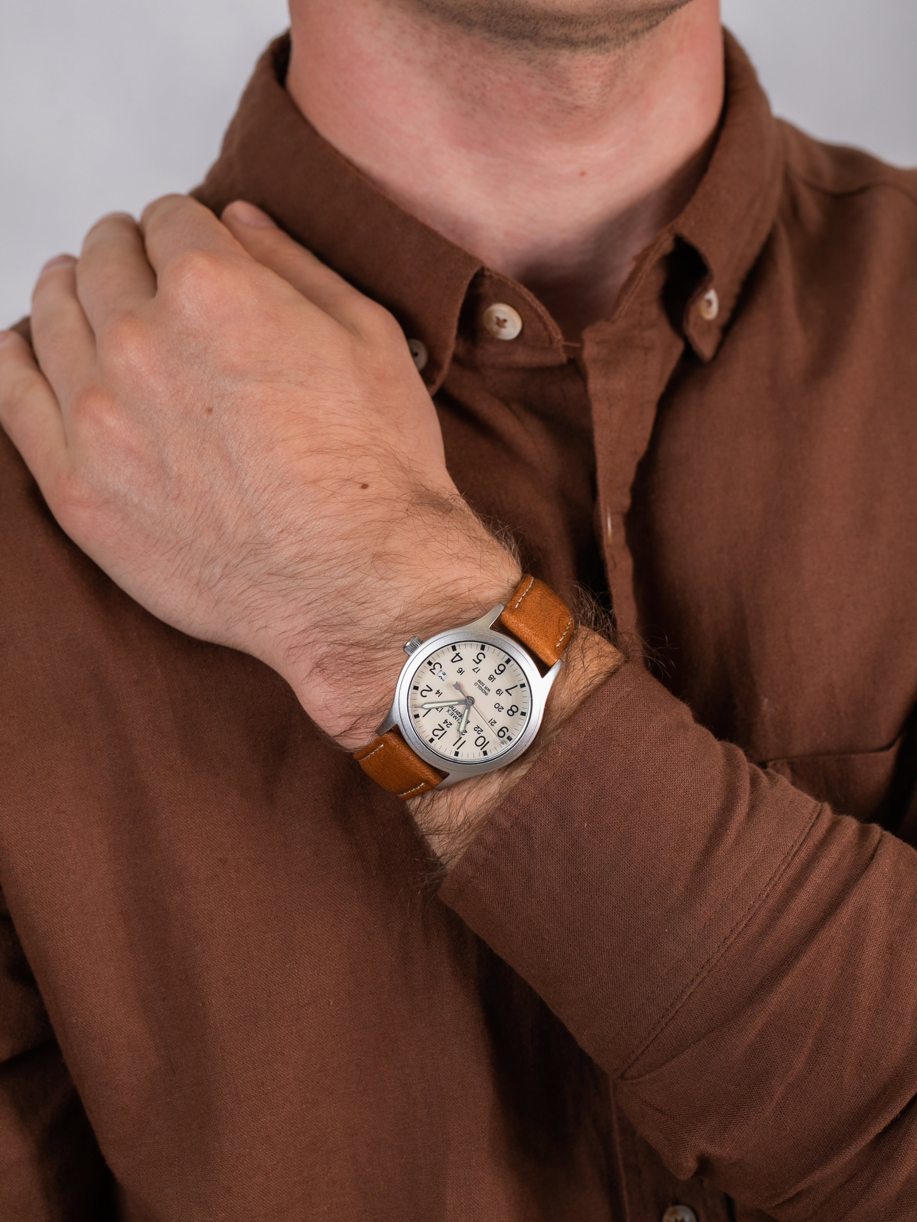 Timex TW4B11000 męski zegarek Expedition pasek