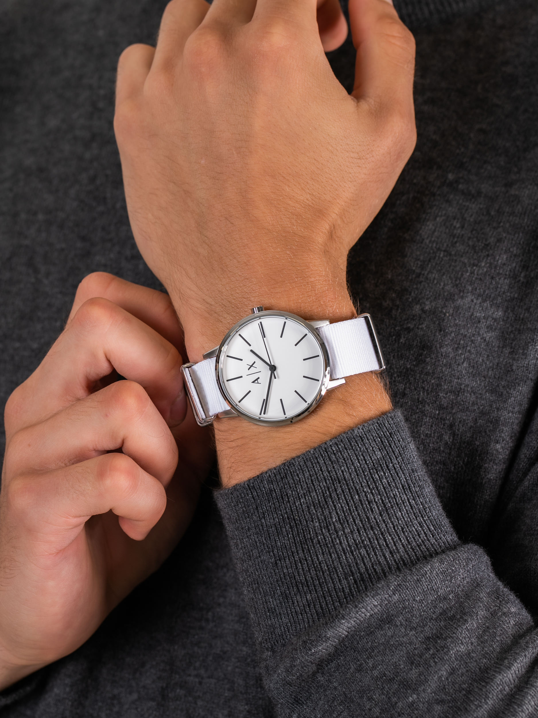 Armani Exchange AX2713 męski zegarek Fashion pasek - miniatura 3