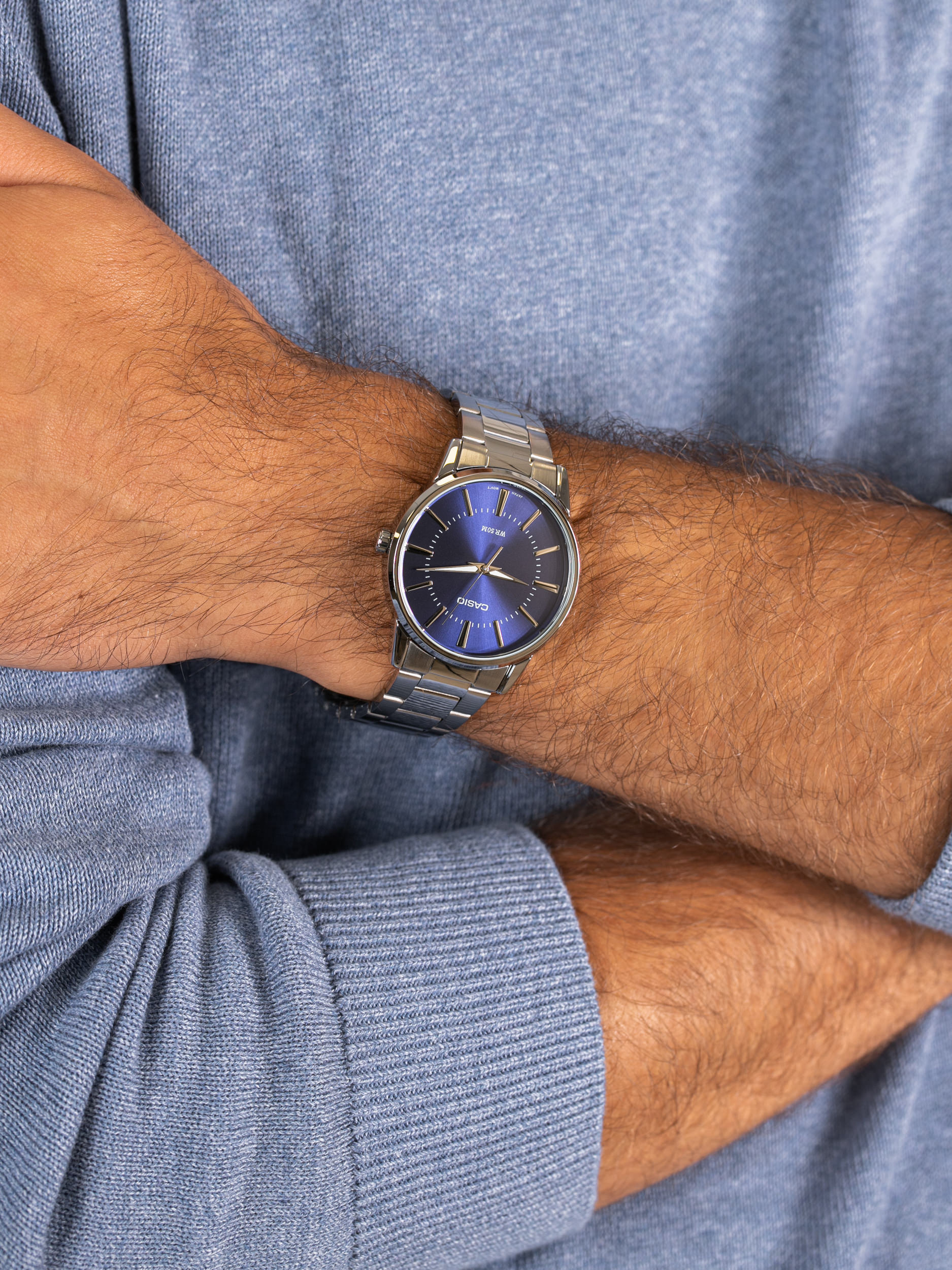Casio MTP-1303D-2AVEF męski zegarek Klasyczne bransoleta