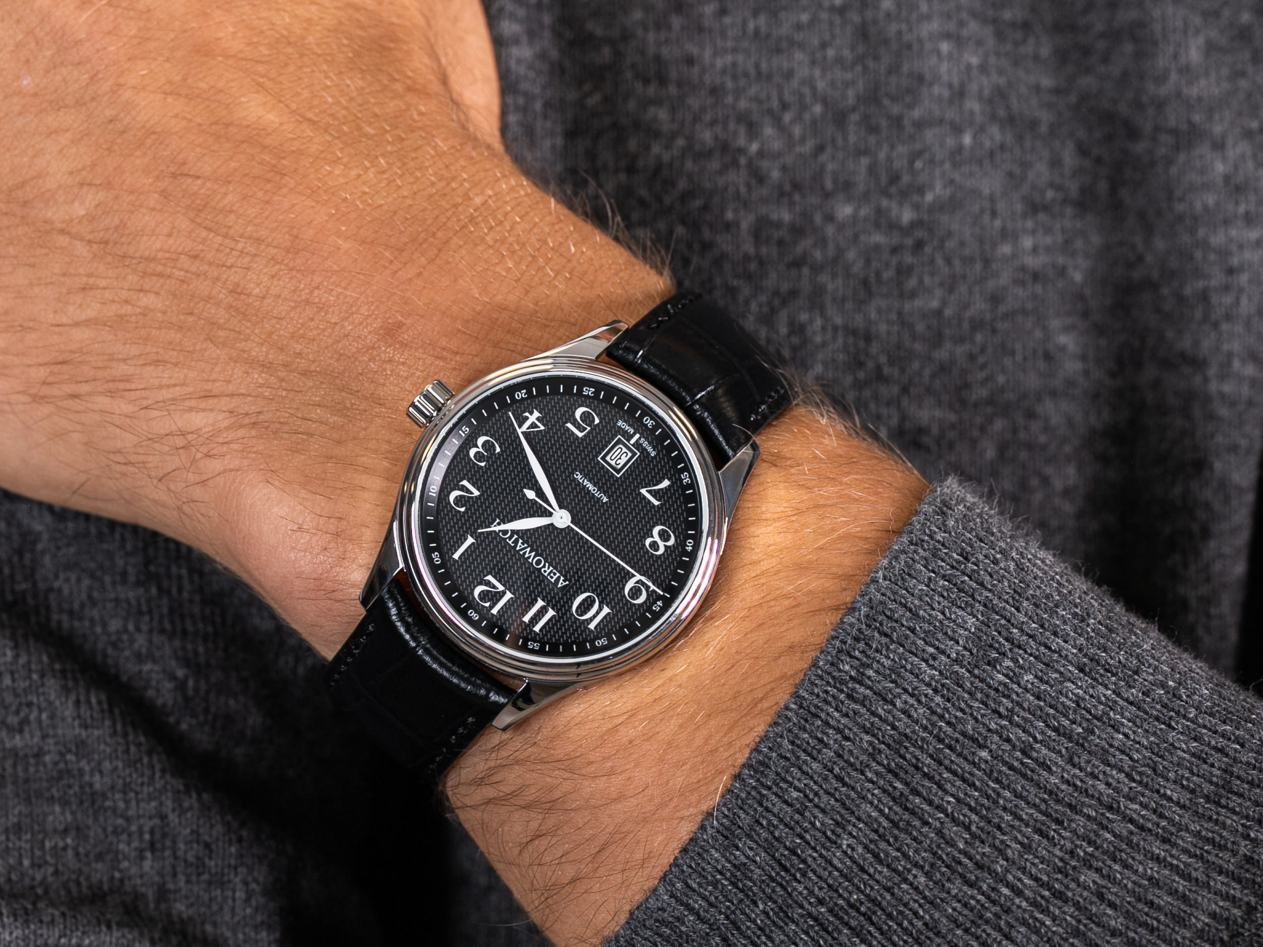 Aerowatch 60979-AA02 LES GRANDES CLASSIQUES zegarek klasyczny Les Grandes Classiques - miniatura 4