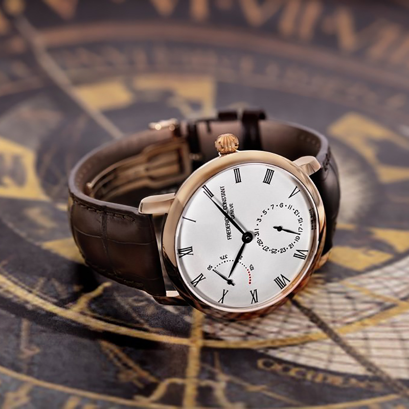 Frederique Constant FC-723WR3S4 SLIMLINE POWER RESERVE MANUFACTURE zegarek klasyczny Manufacture - miniatura 4