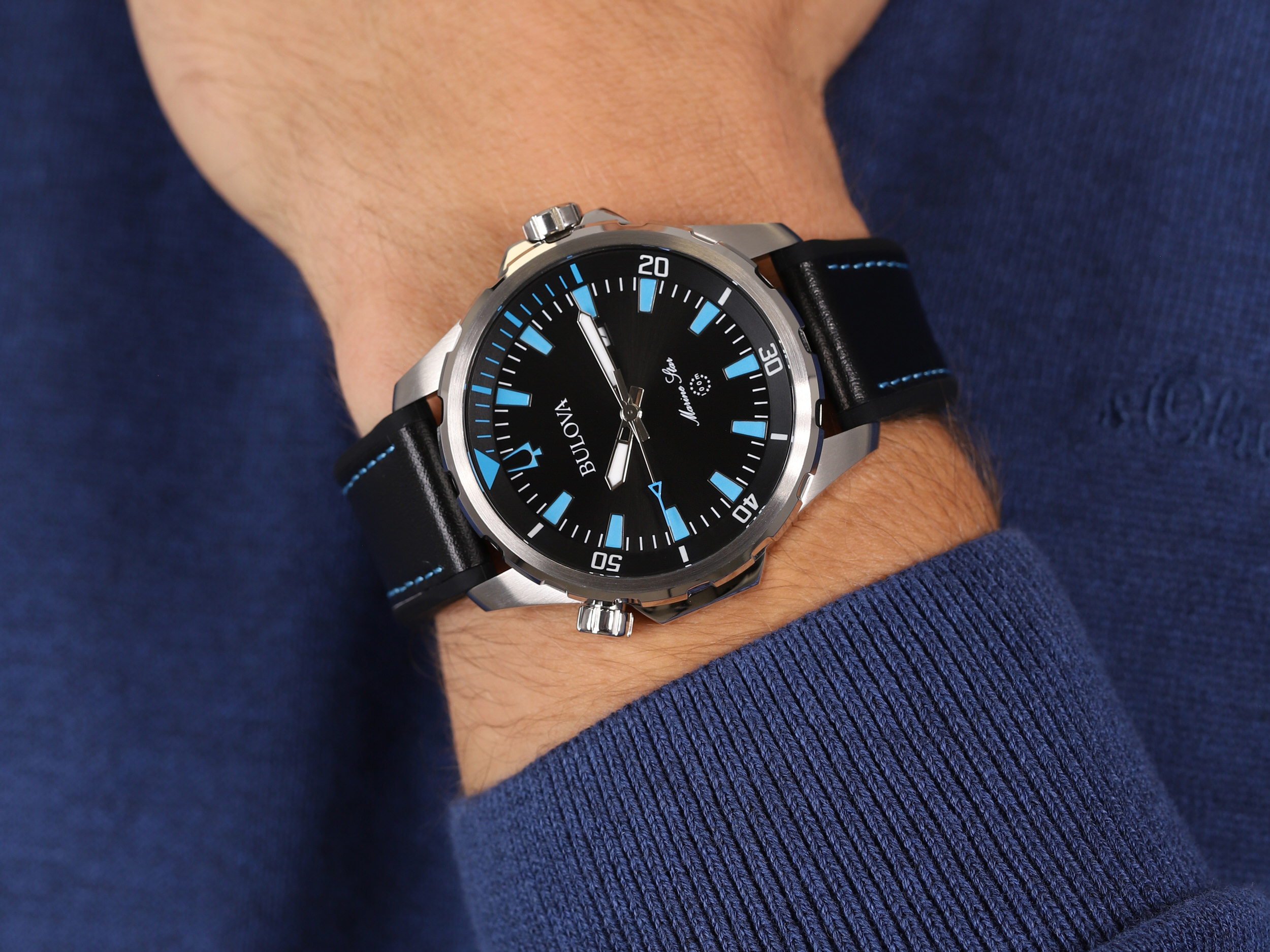 Bulova 96B337 zegarek klasyczny Marine Star