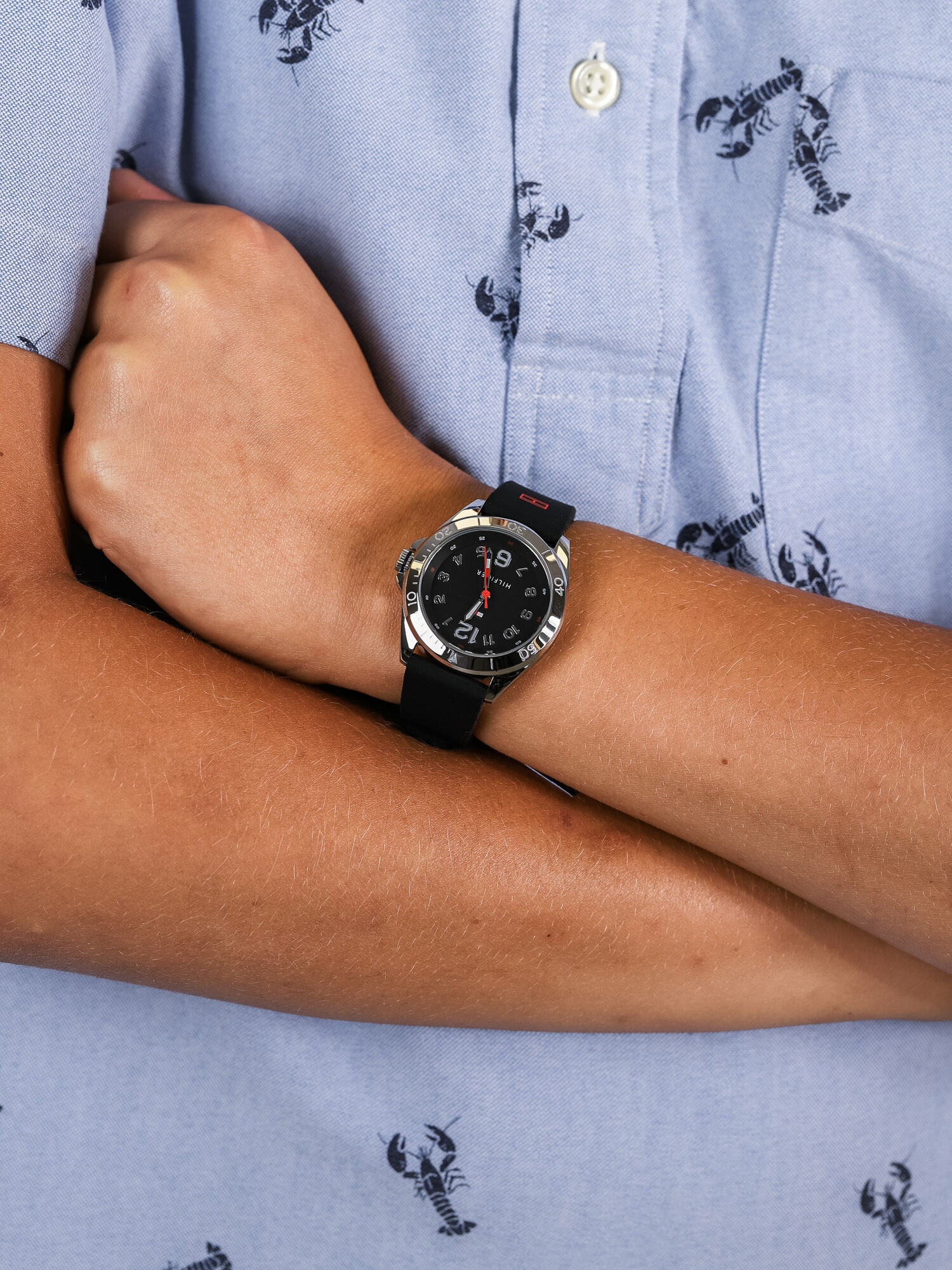 Tommy Hilfiger 1791599 dla dzieci zegarek Męskie pasek - miniatura 3
