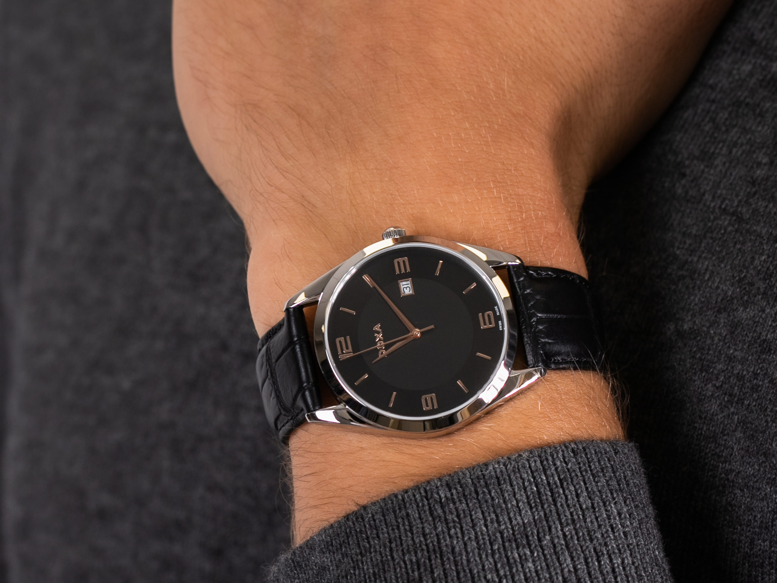 Doxa 121.10.103R.01 zegarek klasyczny Neo - miniatura 4