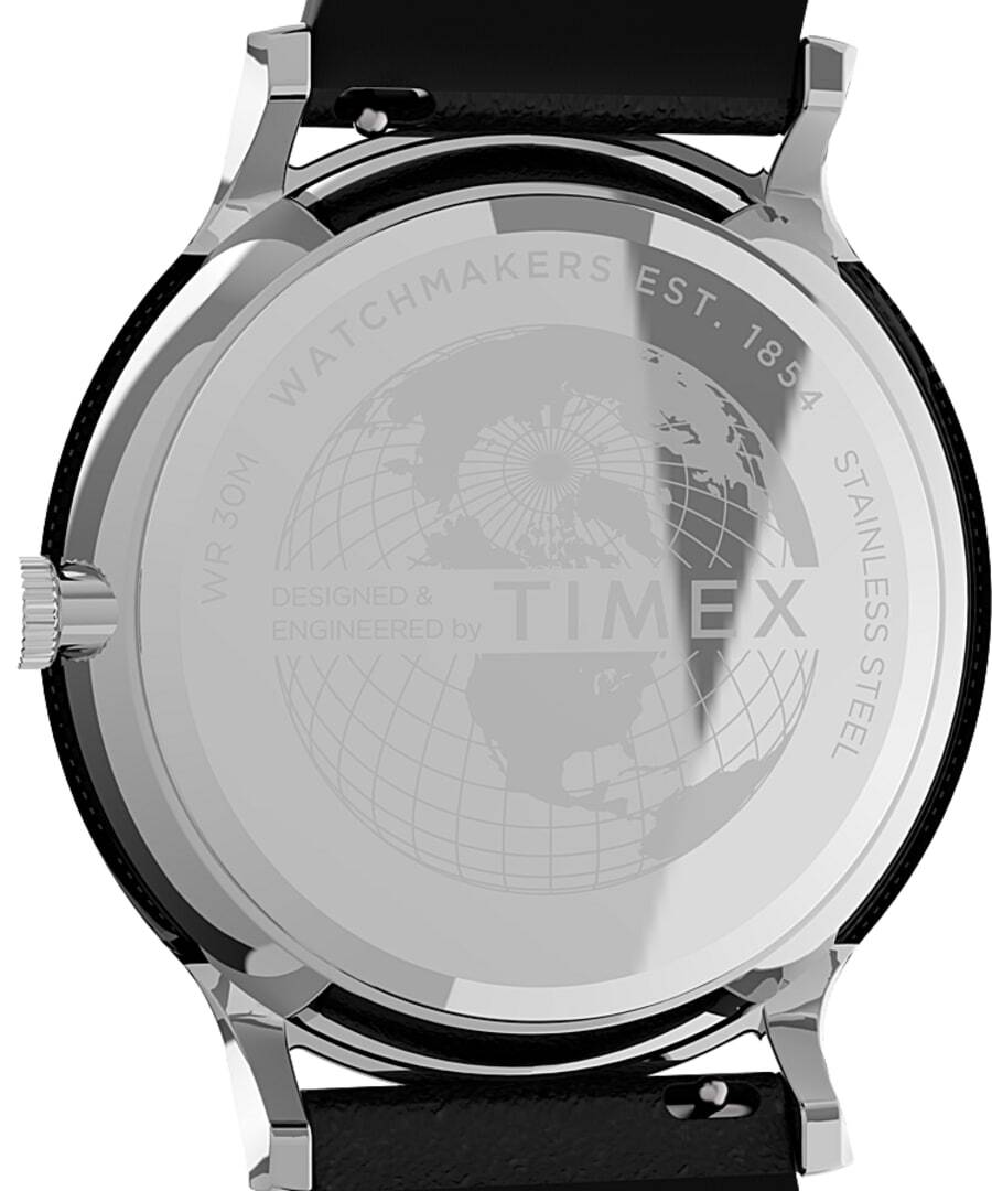Timex TW2T66300 zegarek srebrny klasyczny Norway pasek - miniatura 5