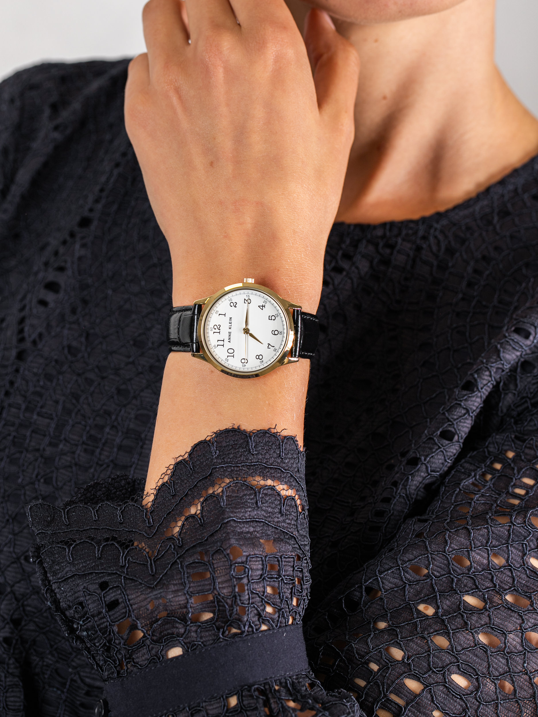 Anne Klein AK-3560WTBK damski zegarek Pasek pasek - miniatura 3