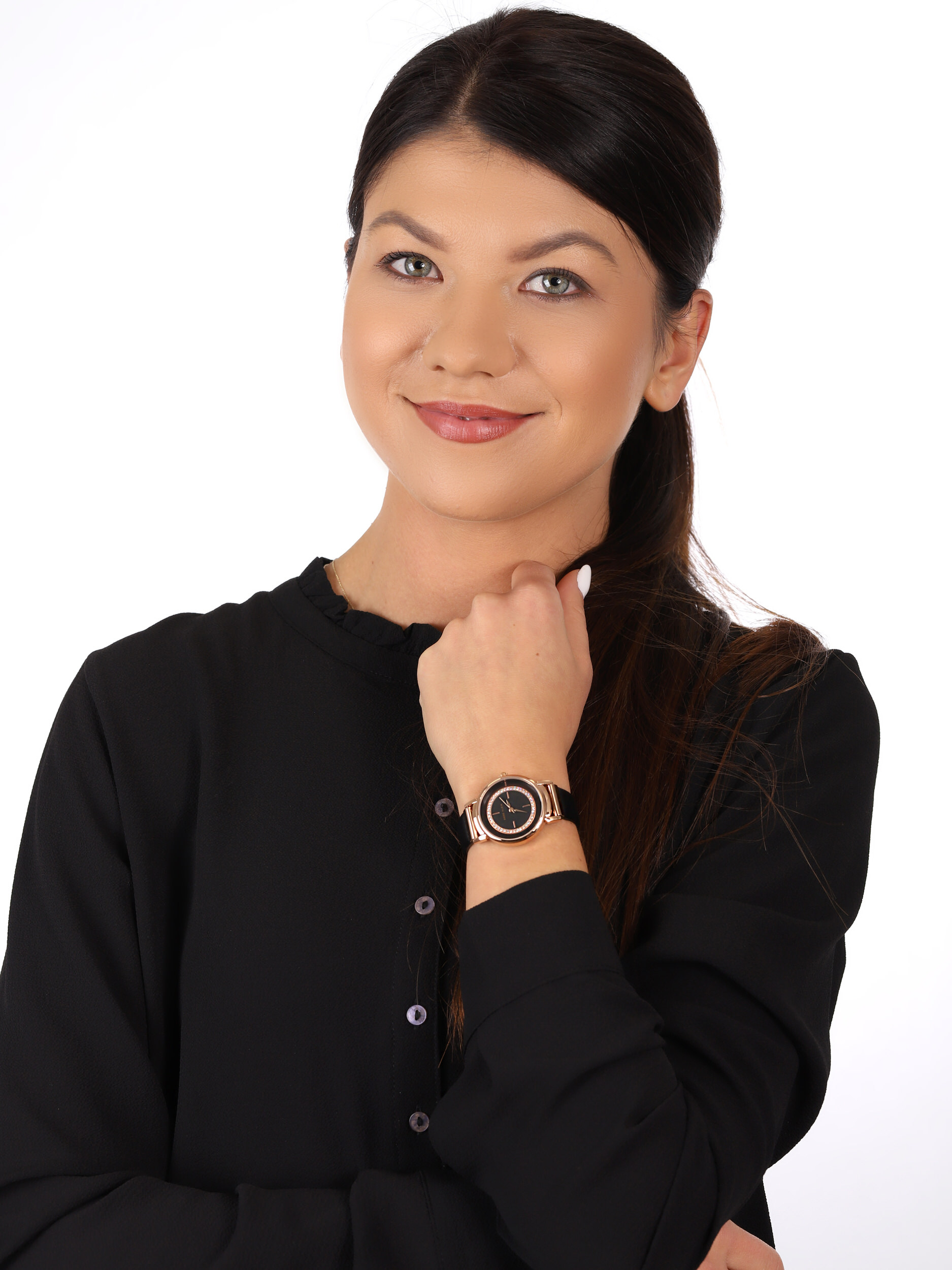 Anne Klein AK-3720RGBK zegarek damski Pasek - miniatura 2