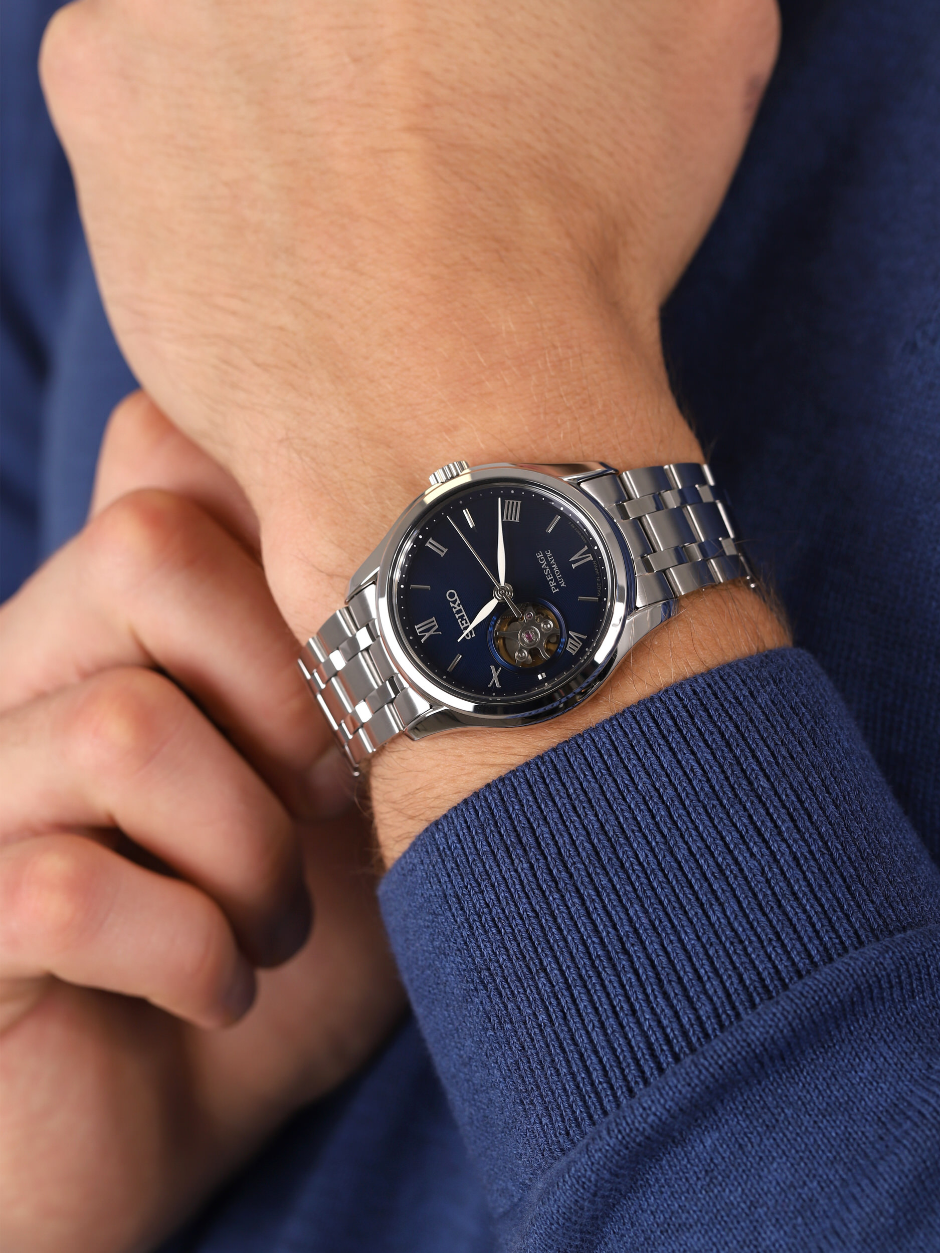 Seiko SSA411J1 męski zegarek Presage bransoleta - miniatura 3
