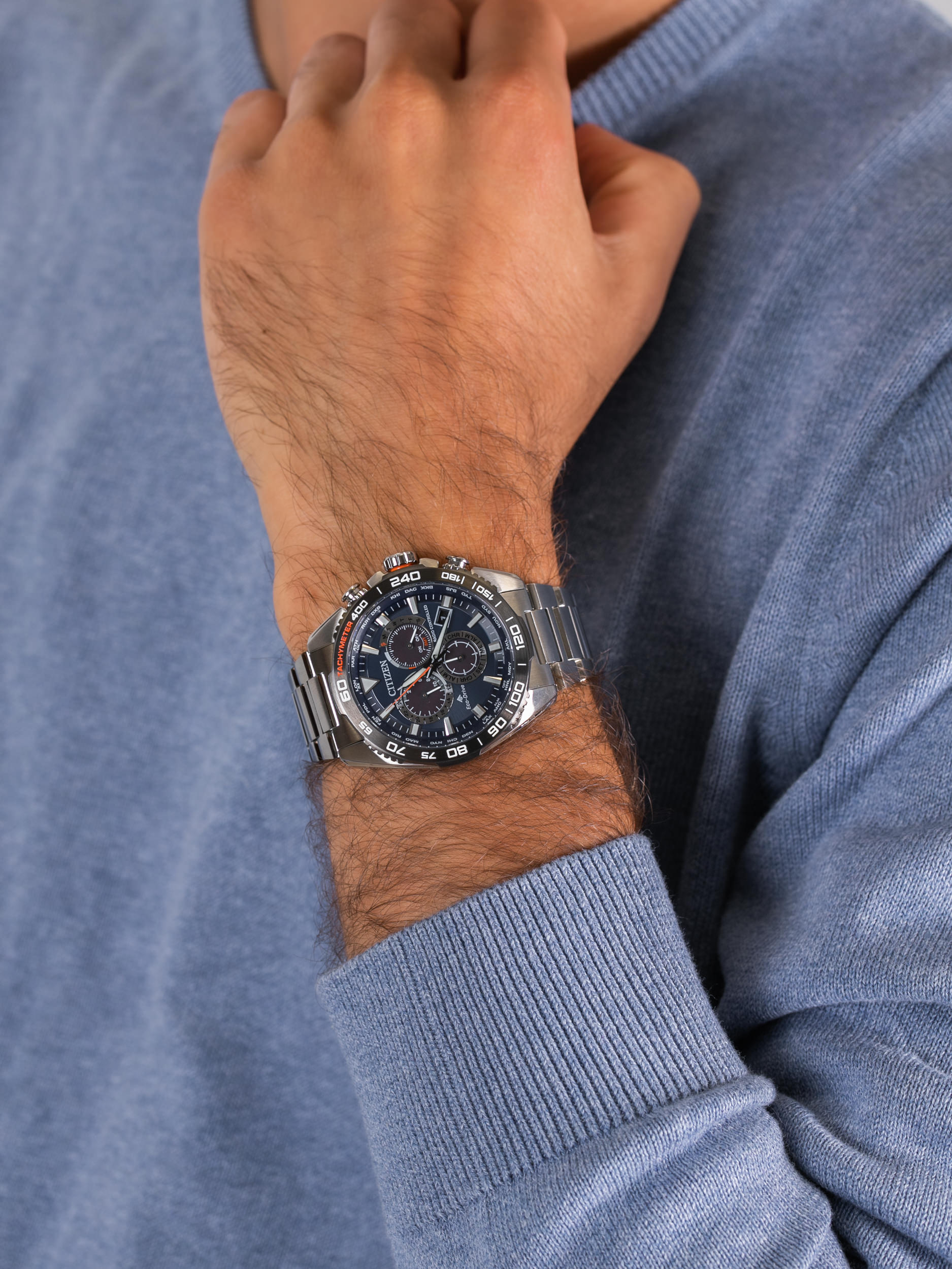 Citizen CB5034-82L zegarek klasyczny Radio Controlled - miniatura 3