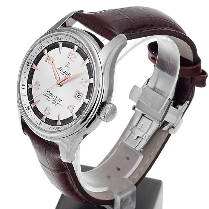 Atlantic 52750.41.25R Lusso Chronometr Limited Edition zegarek klasyczny Seria Limitowana - miniatura 4