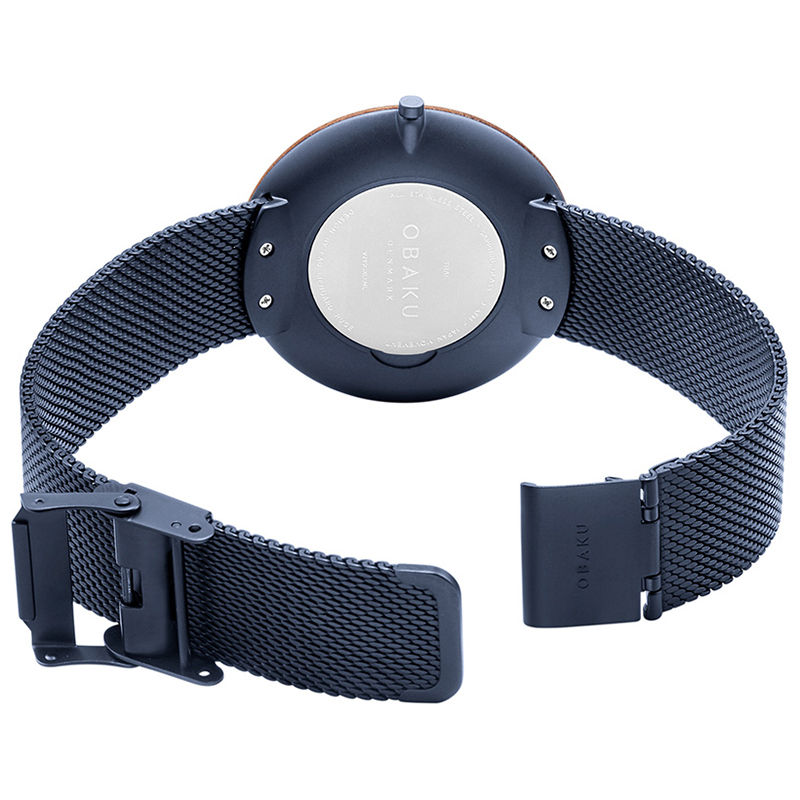 Obaku Denmark V245GXLLML zegarek niebieski klasyczny Slim bransoleta