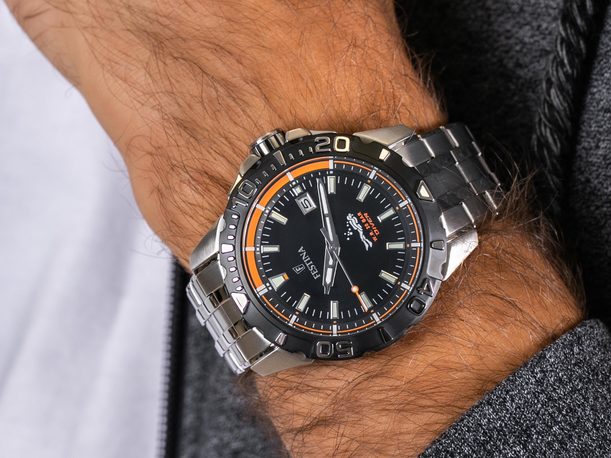 Festina F20461-3 The Originals Diver 200m zegarek klasyczny Sport - miniatura 4