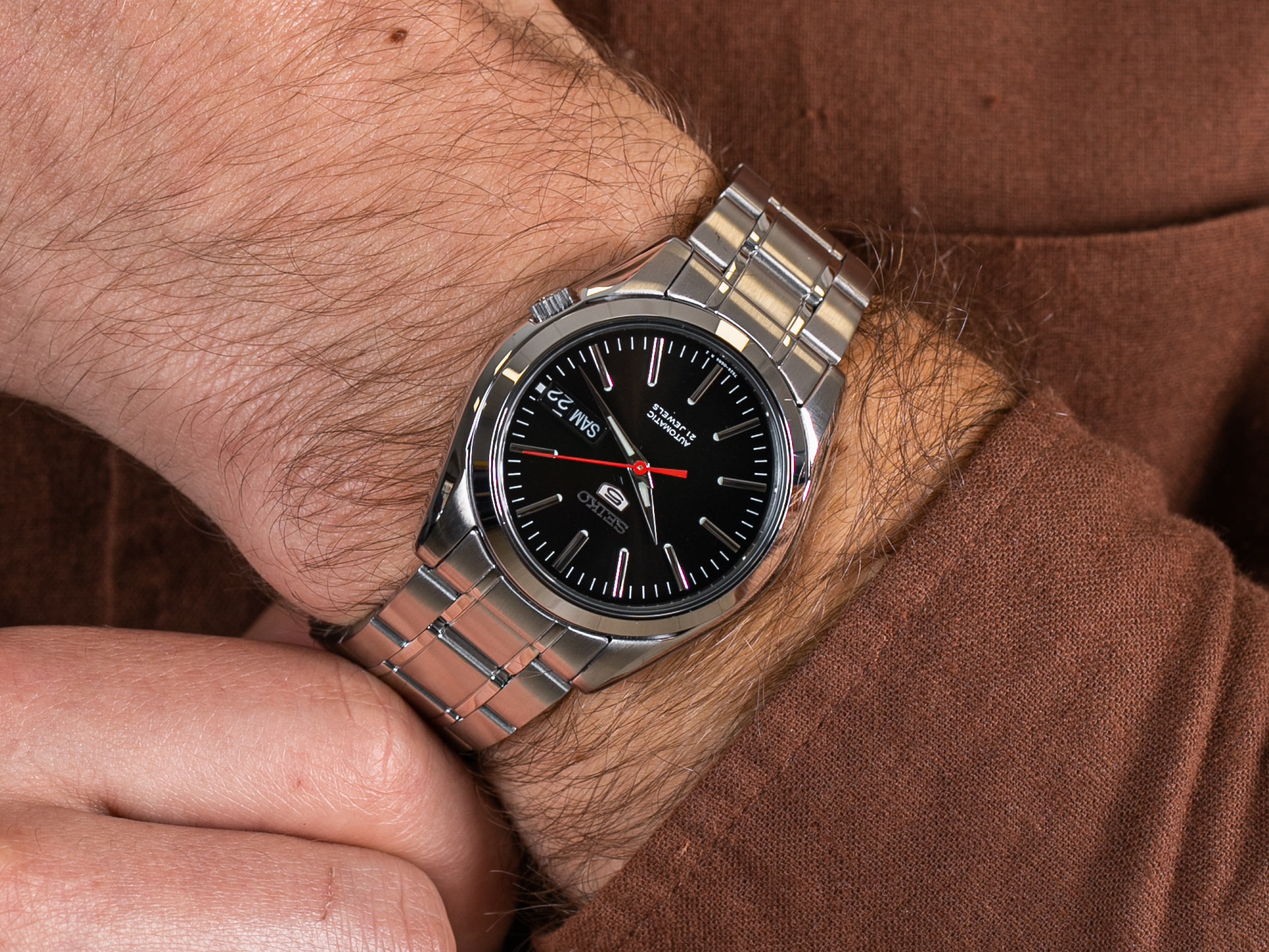 Seiko SNKL45K1 Automatic Classic zegarek klasyczny Sports Automat