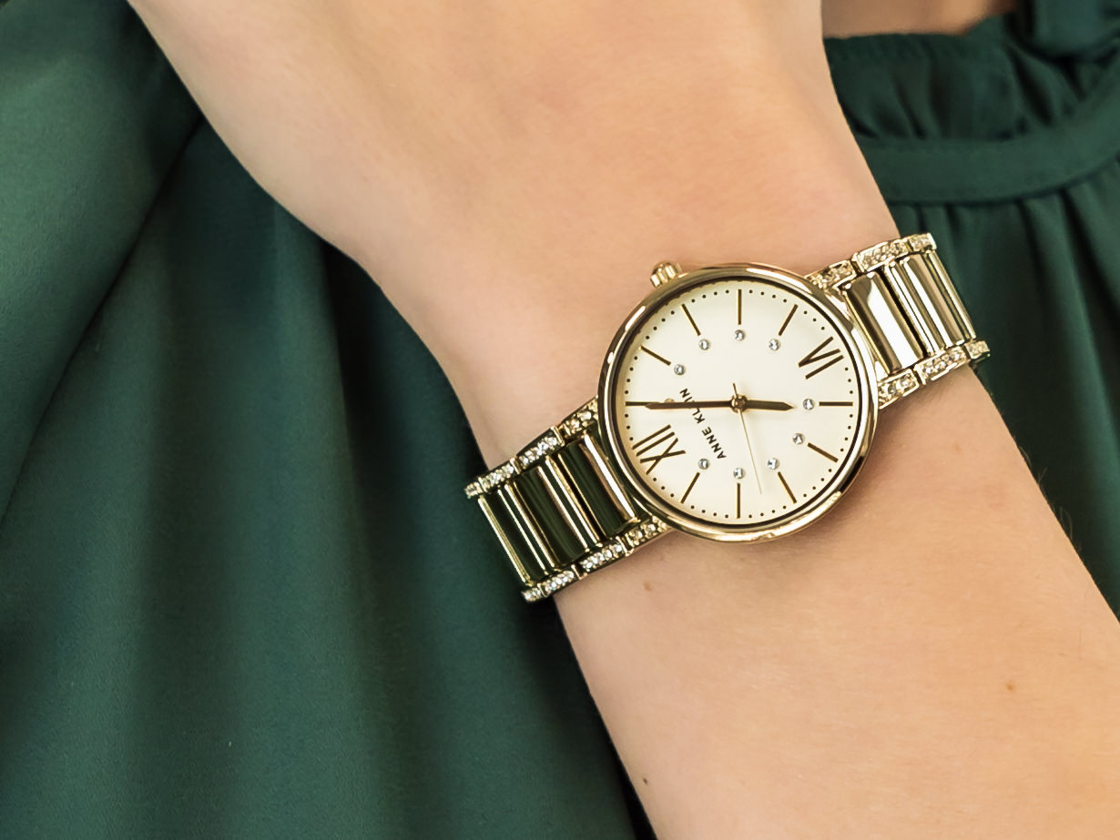 Anne Klein AK-3200CHGB zegarek klasyczny Bransoleta - miniatura 4