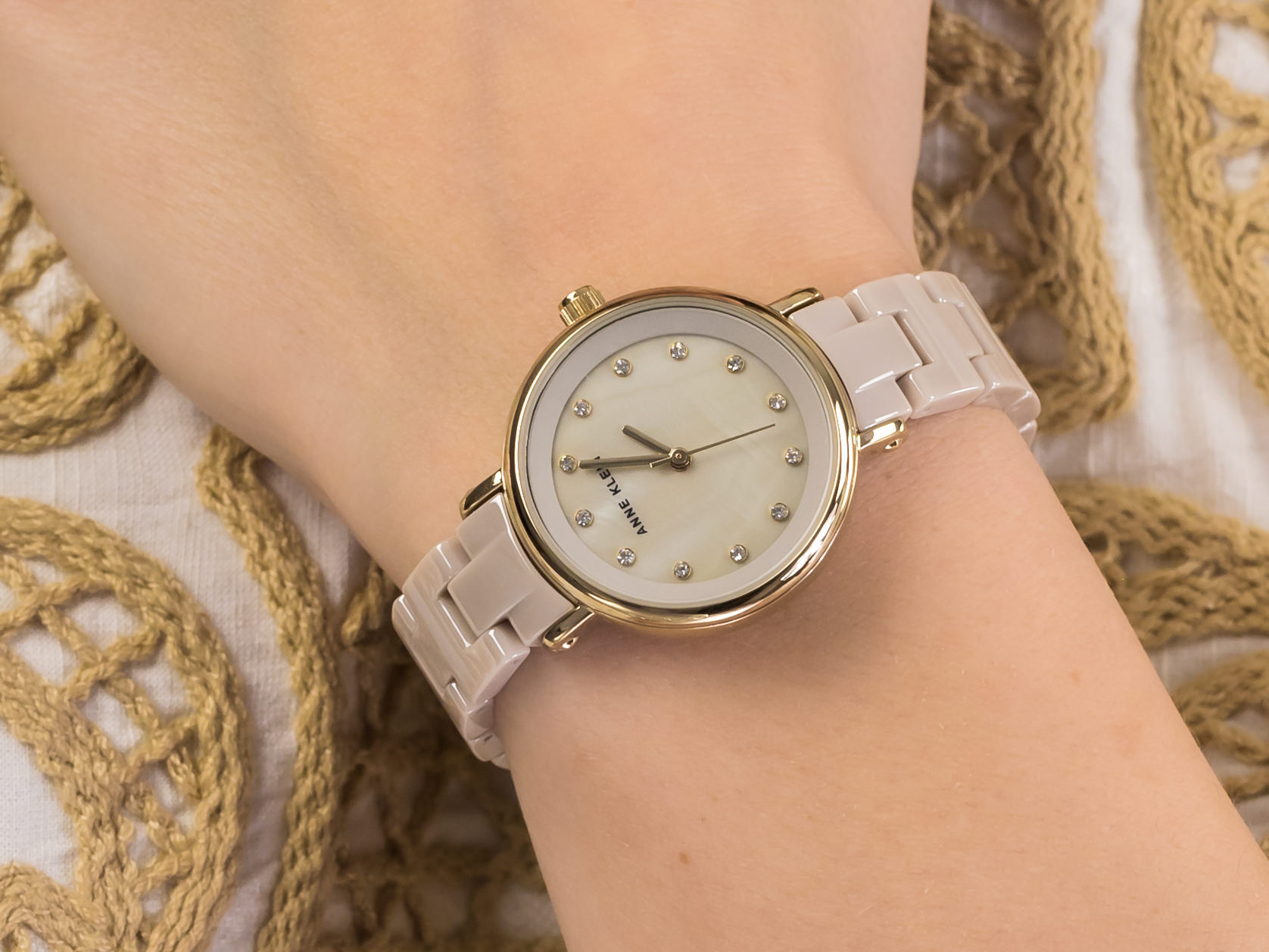 Anne Klein AK-3312TNGB zegarek klasyczny Bransoleta - miniatura 4