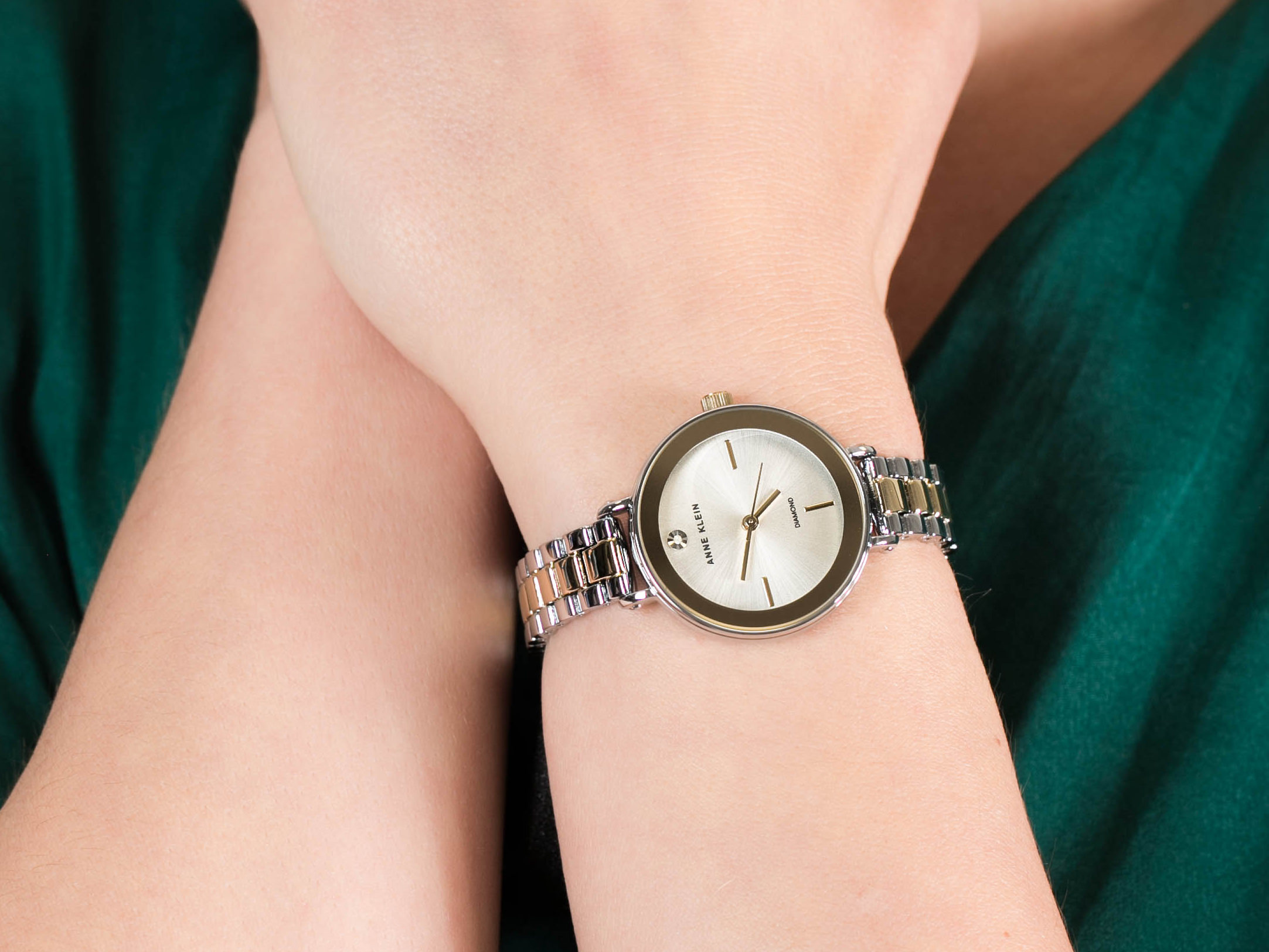 Anne Klein AK-3387SVTT zegarek klasyczny Bransoleta - miniatura 4