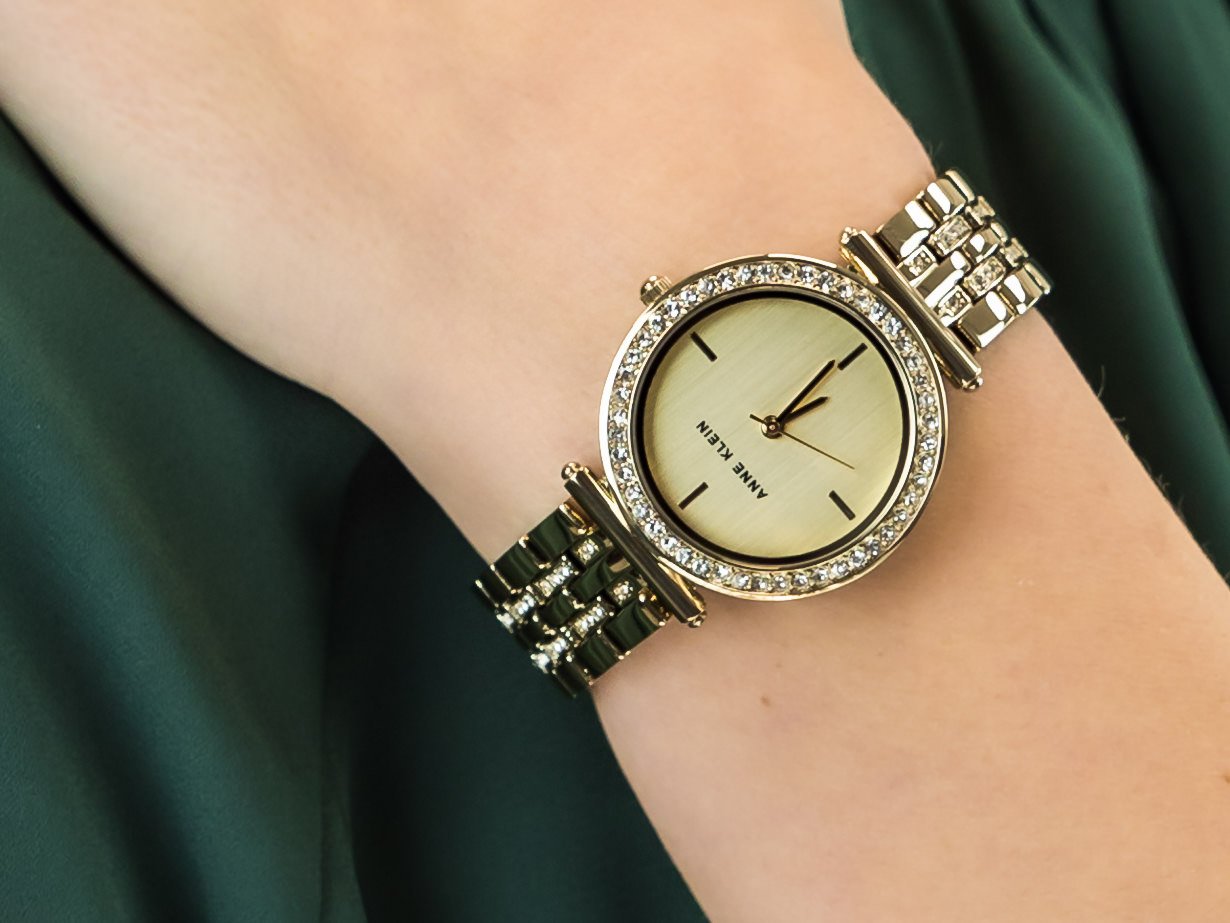 Anne Klein AK-3408CHGB zegarek klasyczny Bransoleta - miniatura 4