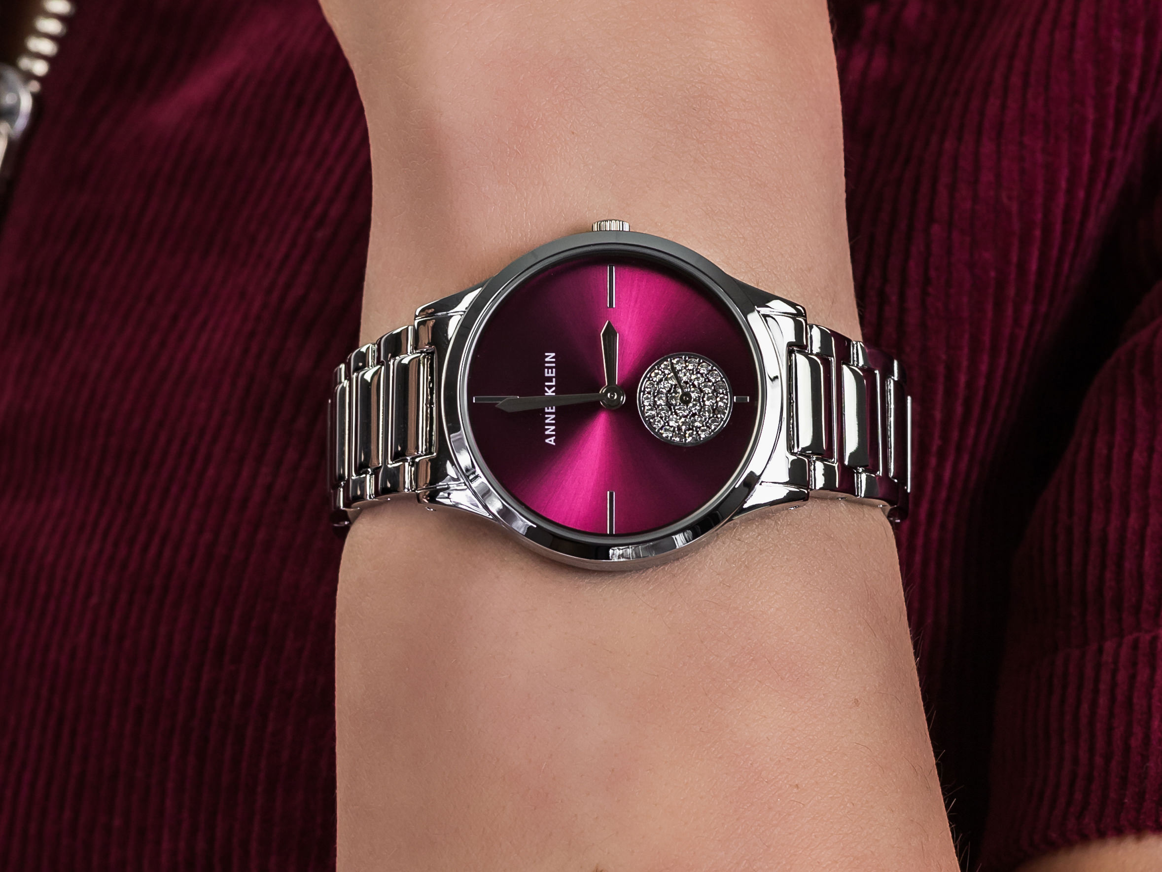 Anne Klein AK-3417BYSV zegarek klasyczny Bransoleta - miniatura 4