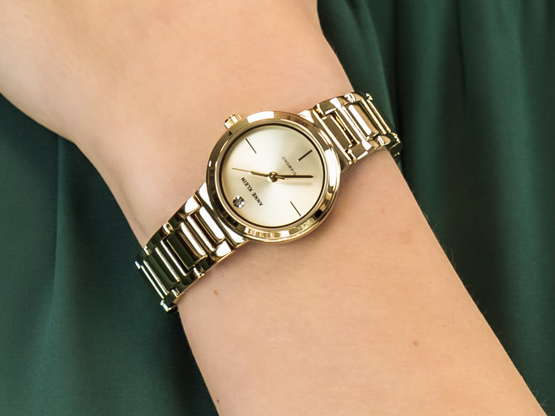 Anne Klein AK-3528CHGB zegarek klasyczny Bransoleta - miniatura 4