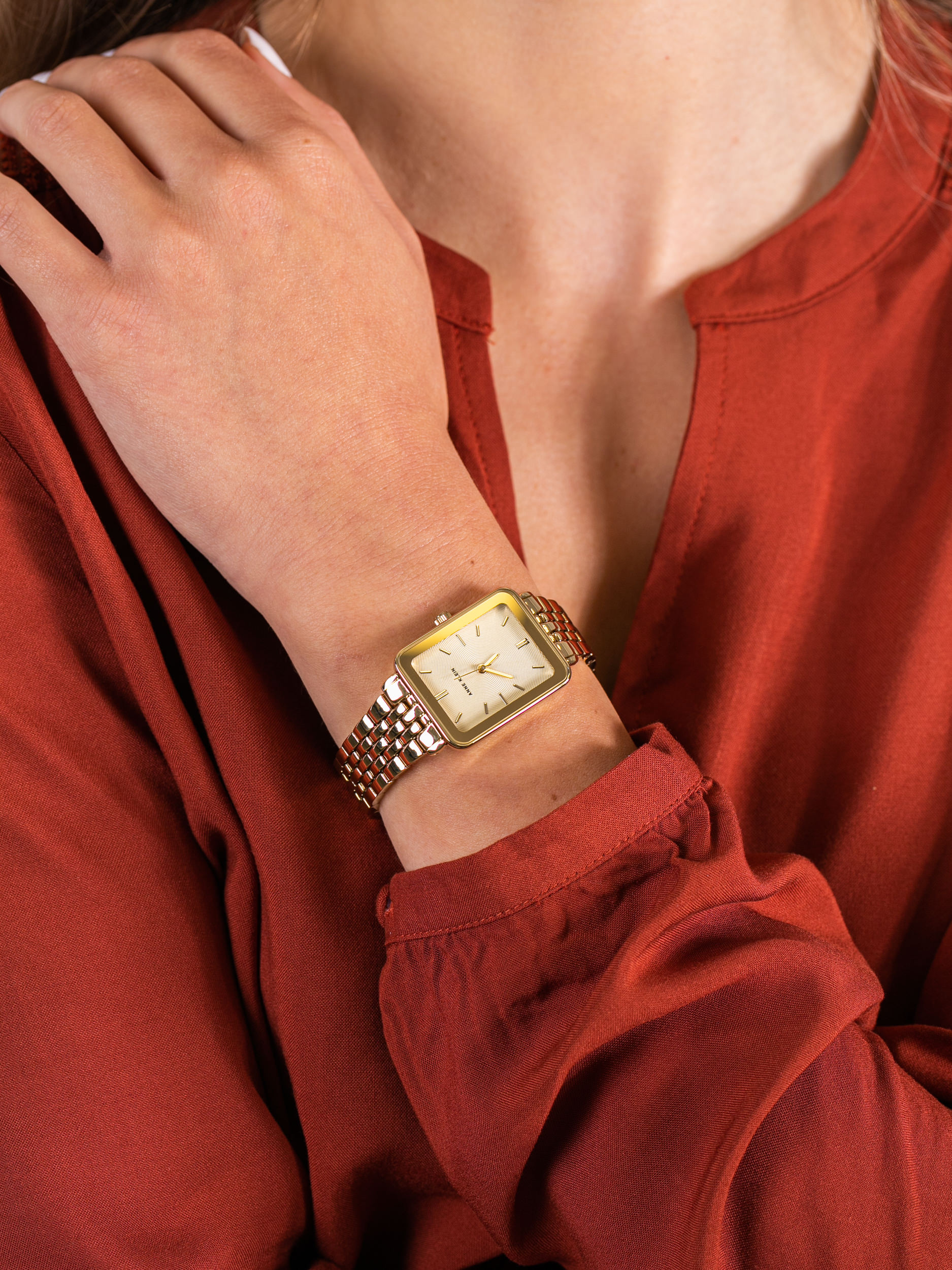 Anne Klein AK-3614CHGB damski zegarek Bransoleta bransoleta - miniatura 3