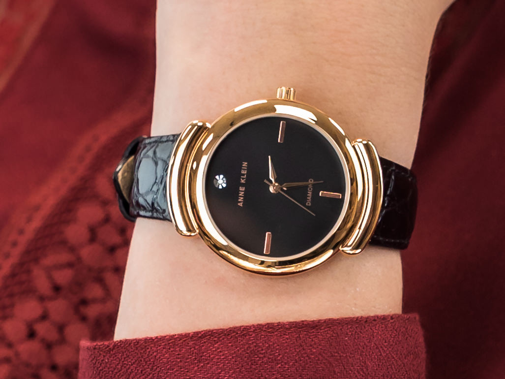 Anne Klein AK-2358RGBK zegarek klasyczny Pasek - miniatura 4