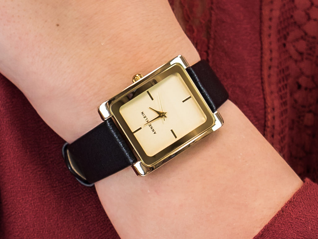 Anne Klein AK-2706CHBK zegarek klasyczny Pasek - miniatura 4
