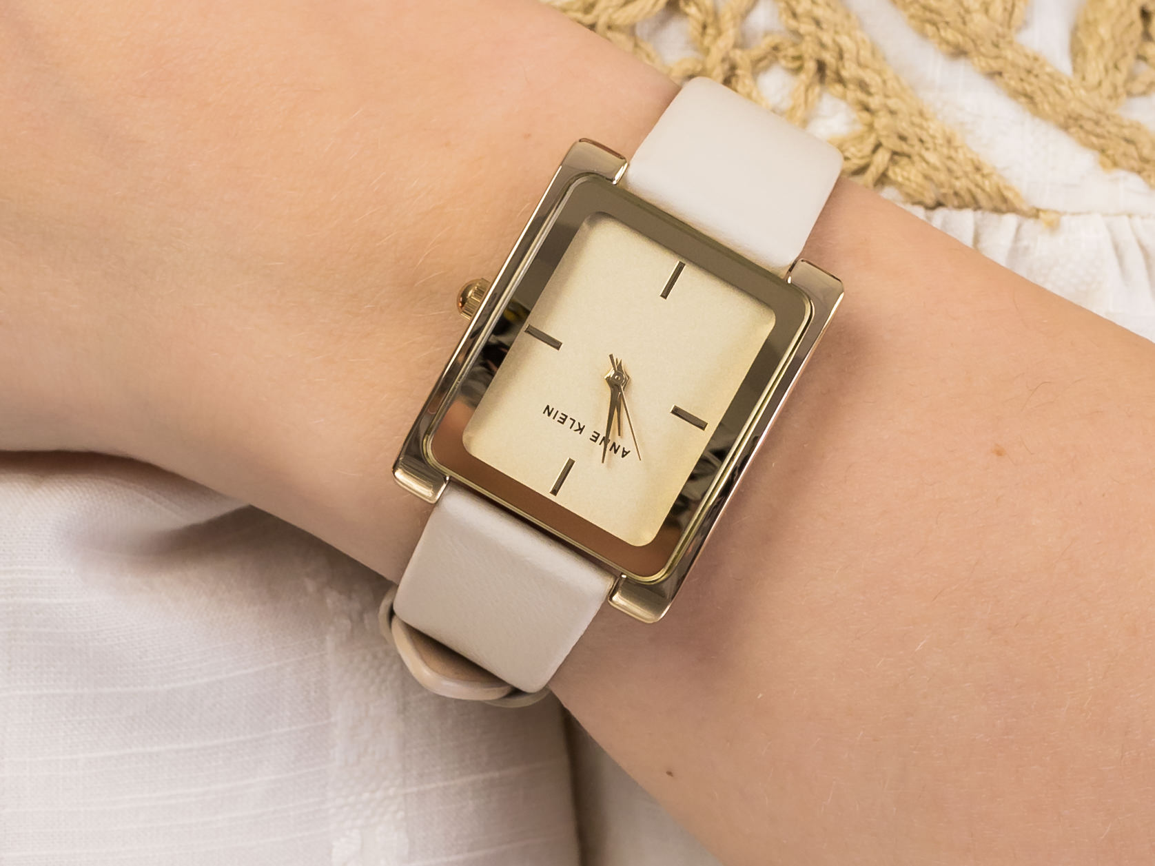 Anne Klein AK-2706CHIV zegarek klasyczny Pasek - miniatura 4
