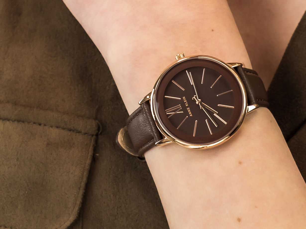 Anne Klein AK-3252RGBN zegarek klasyczny Pasek - miniatura 4