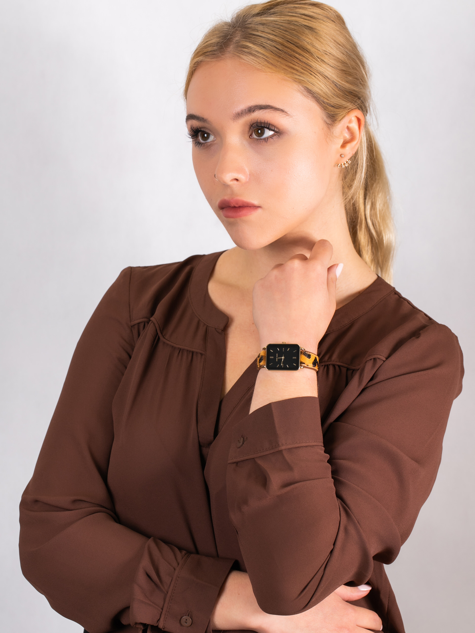 Anne Klein AK-3518BKLE zegarek damski Pasek - miniatura 2