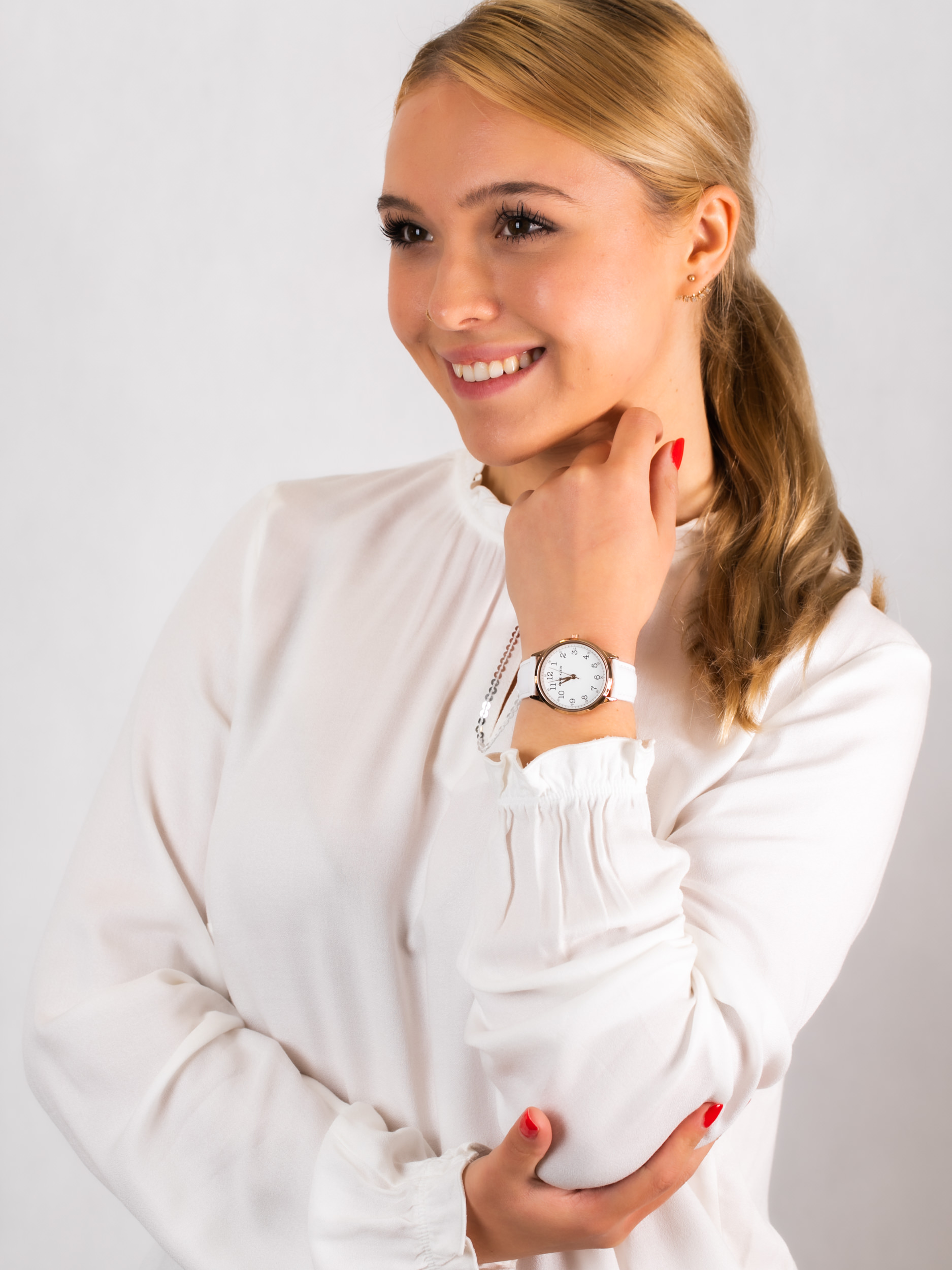Anne Klein AK-3560RGWT zegarek damski Pasek - miniatura 2
