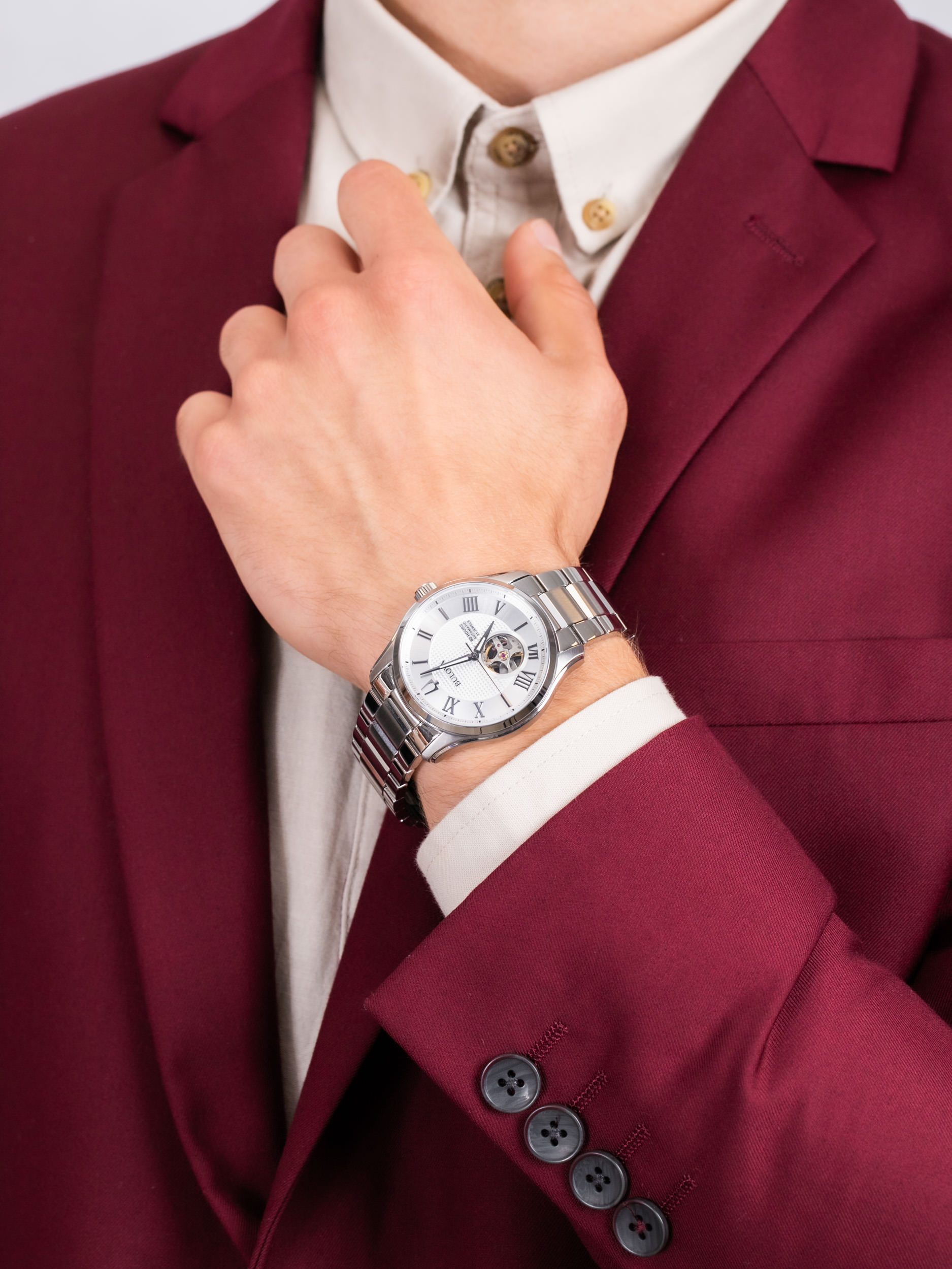 Bulova 96A207 męski zegarek Automatic bransoleta - miniatura 3