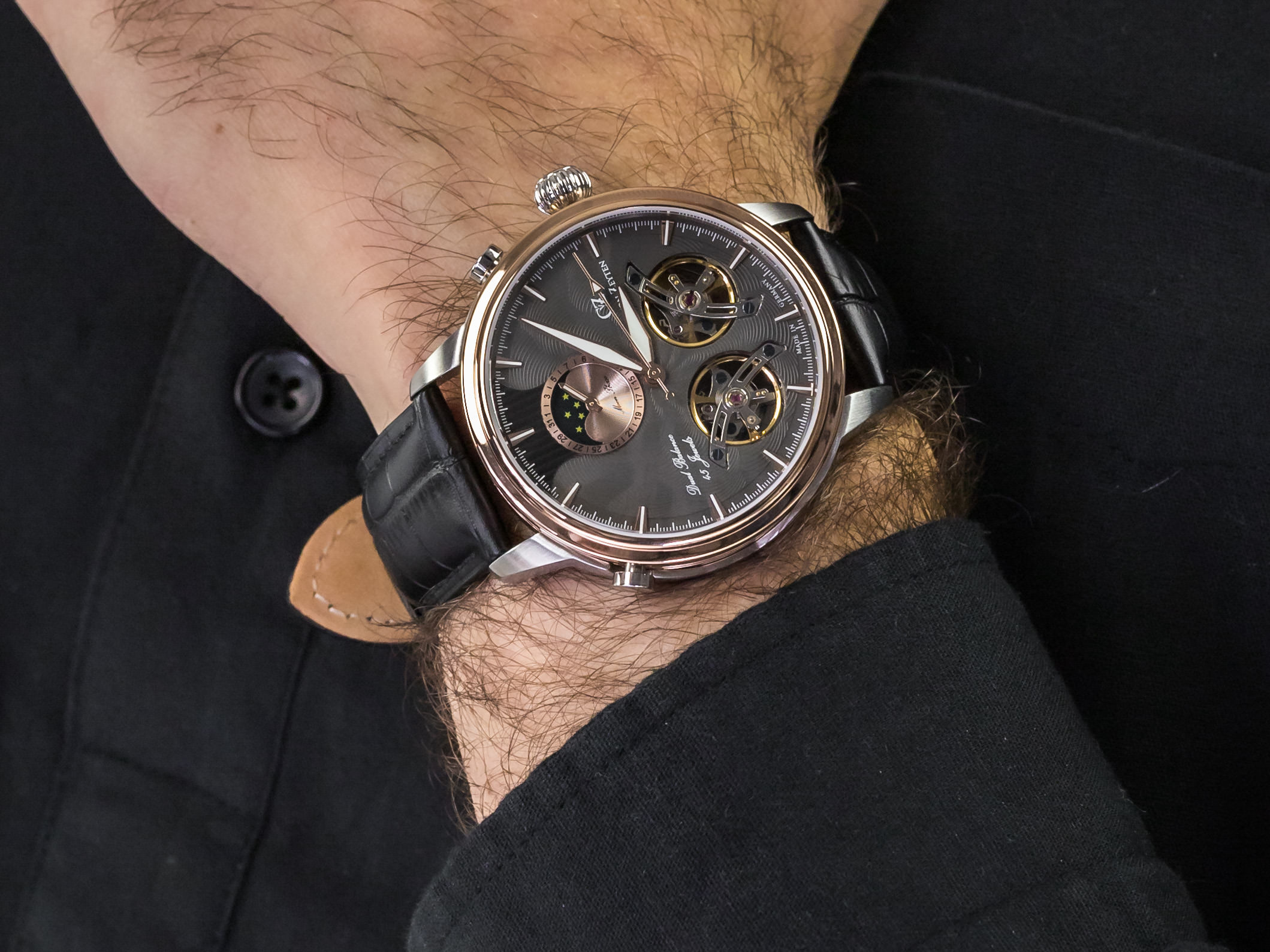 Carl von Zeyten CVZ0060RGU Durbach Limited Edition zegarek klasyczny Durbach - miniatura 4