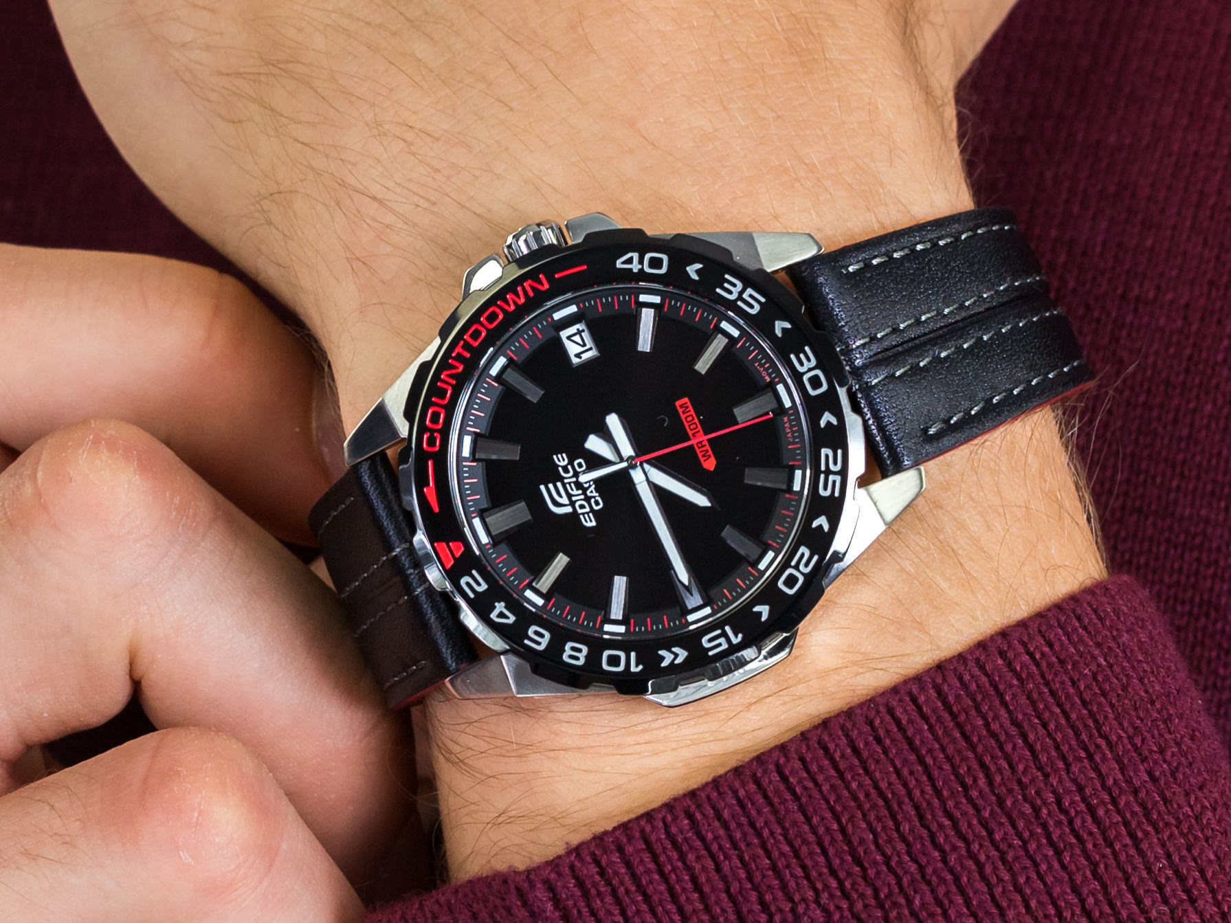 Edifice EFV-120BL-1AVUEF zegarek klasyczny EDIFICE Momentum - miniatura 4
