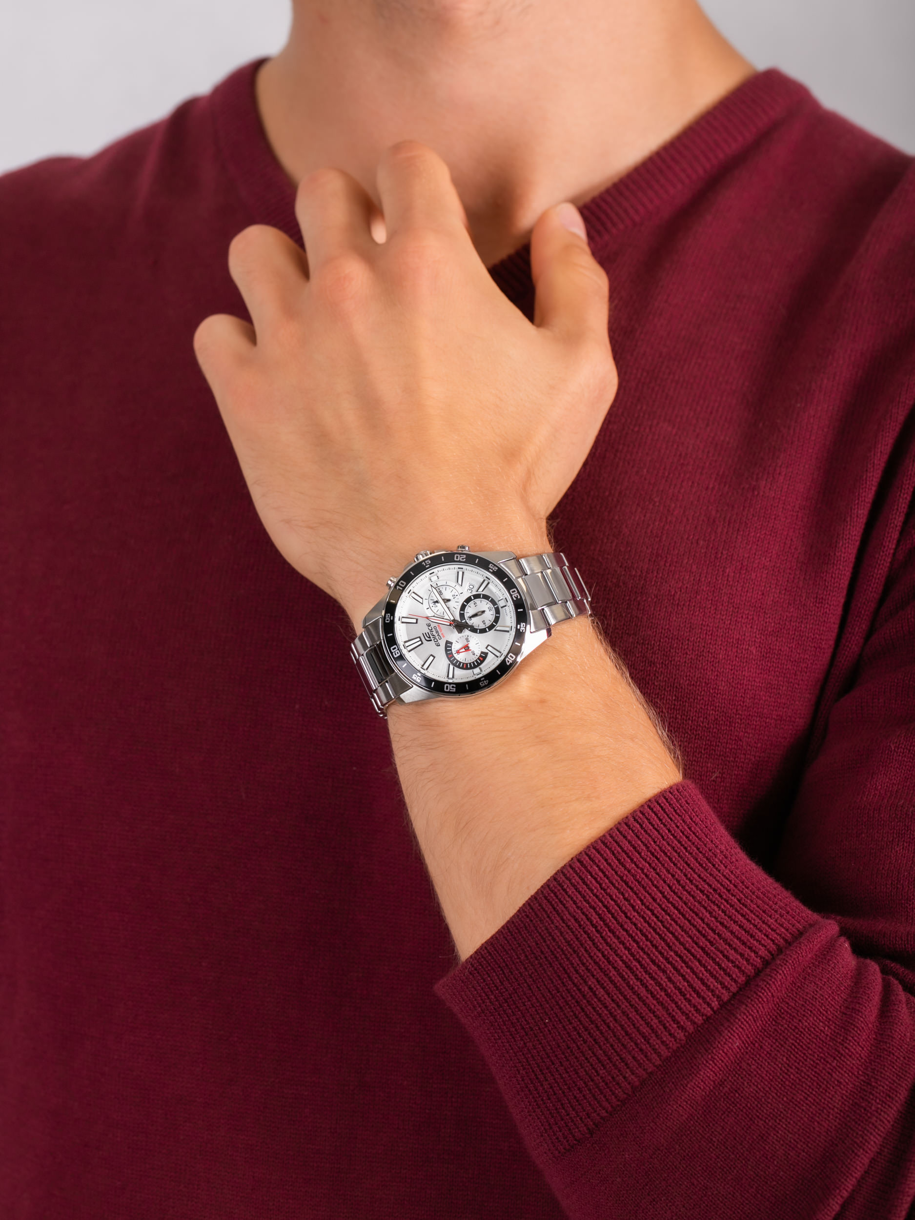 zegarek Edifice EFV-570D-7AVUEF SPORTY CHRONOGRAPH męski z chronograf EDIFICE Momentum - miniatura 3