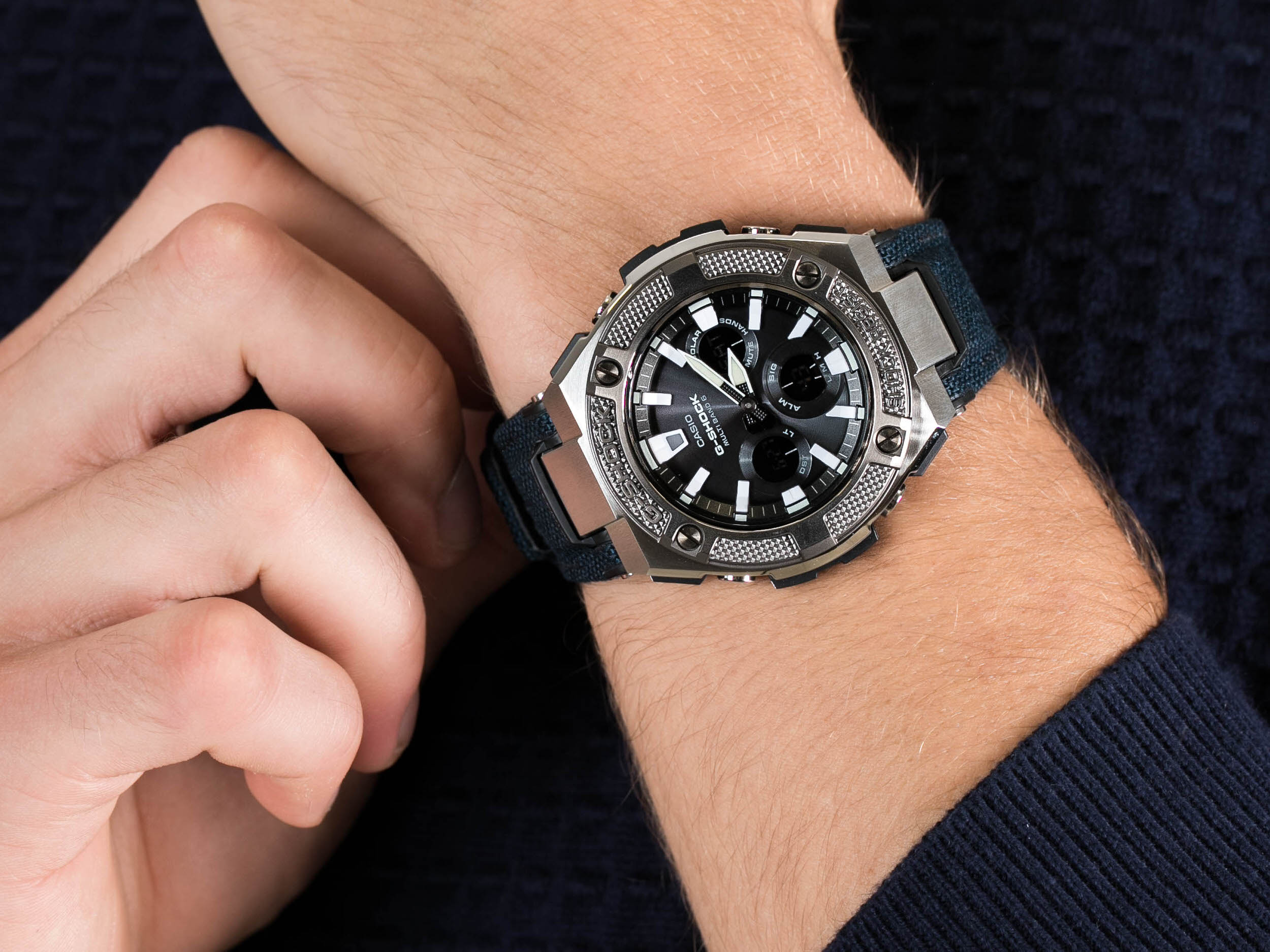 G-Shock GST-W330AC-2AER zegarek klasyczny G-SHOCK G-STEEL - miniatura 4