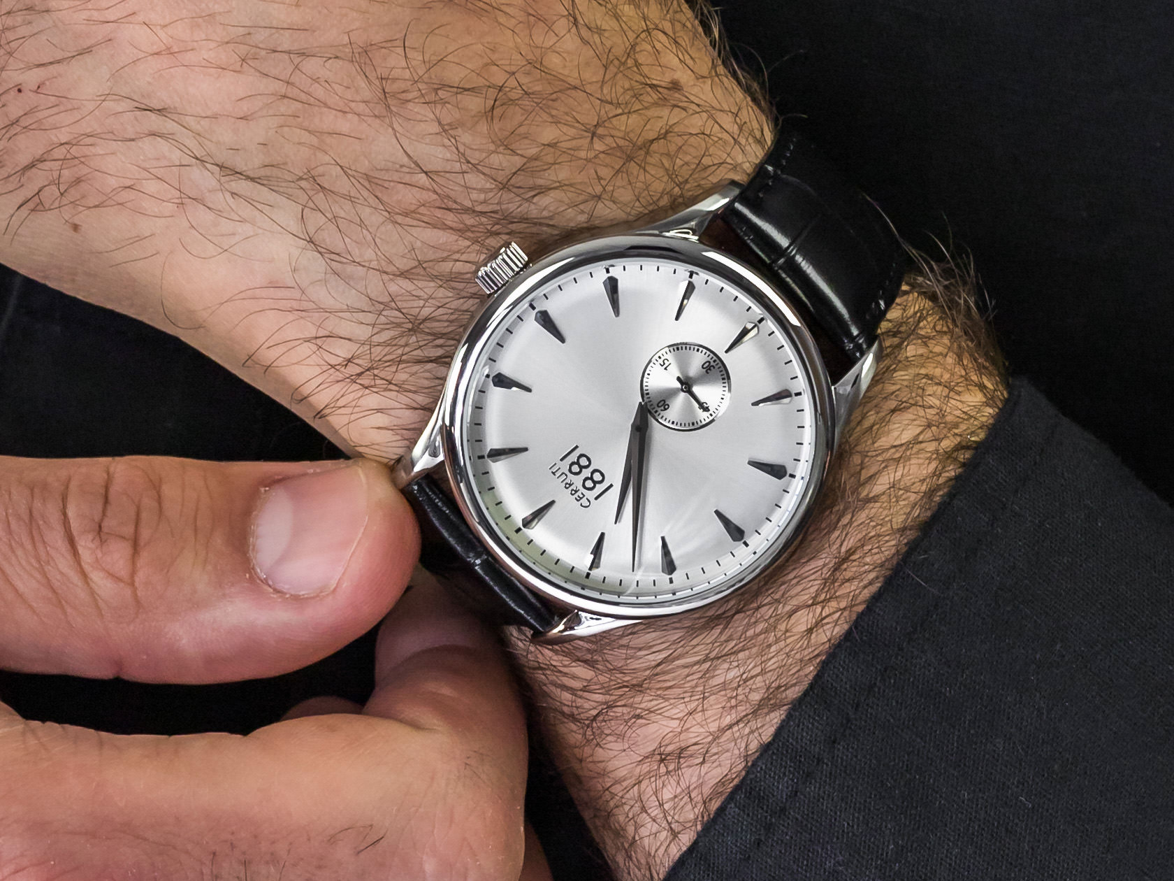 Cerruti 1881 CRA24005 CLUSONE zegarek klasyczny Clusone - miniatura 4