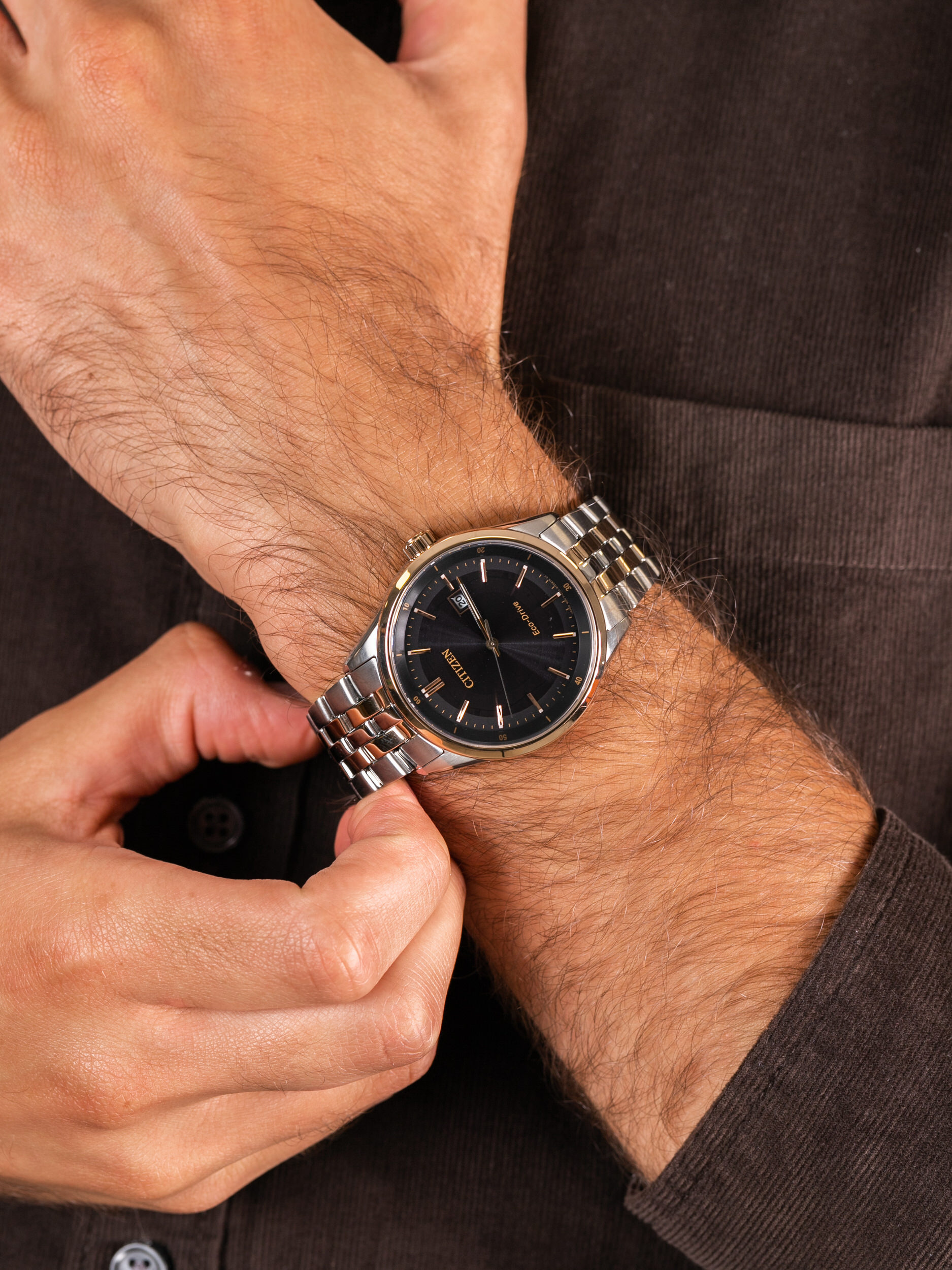 Citizen BM7256-50E męski zegarek Ecodrive bransoleta - miniatura 3