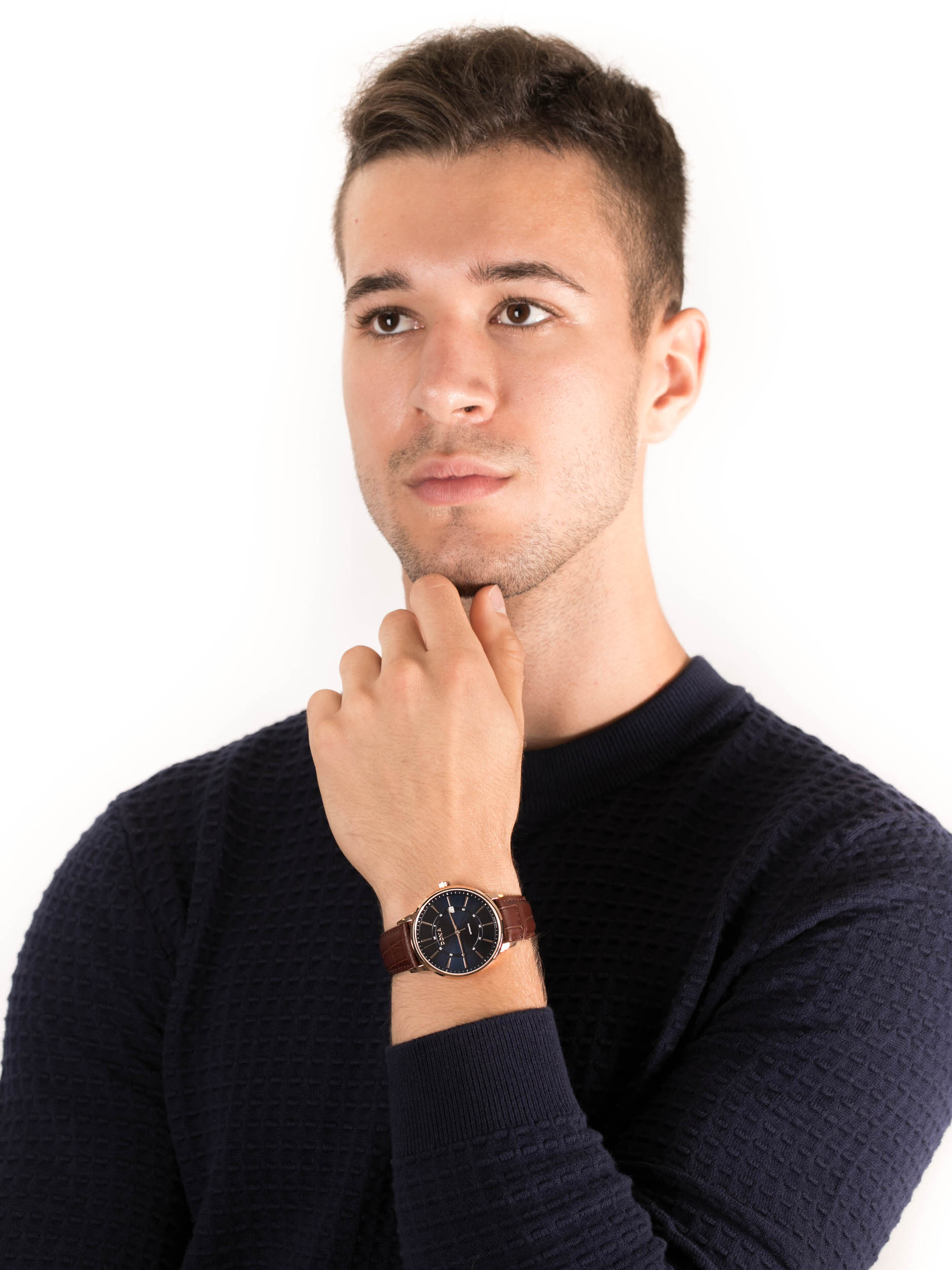 Doxa 107.90.201.02 zegarek męski Slim Line - miniatura 2