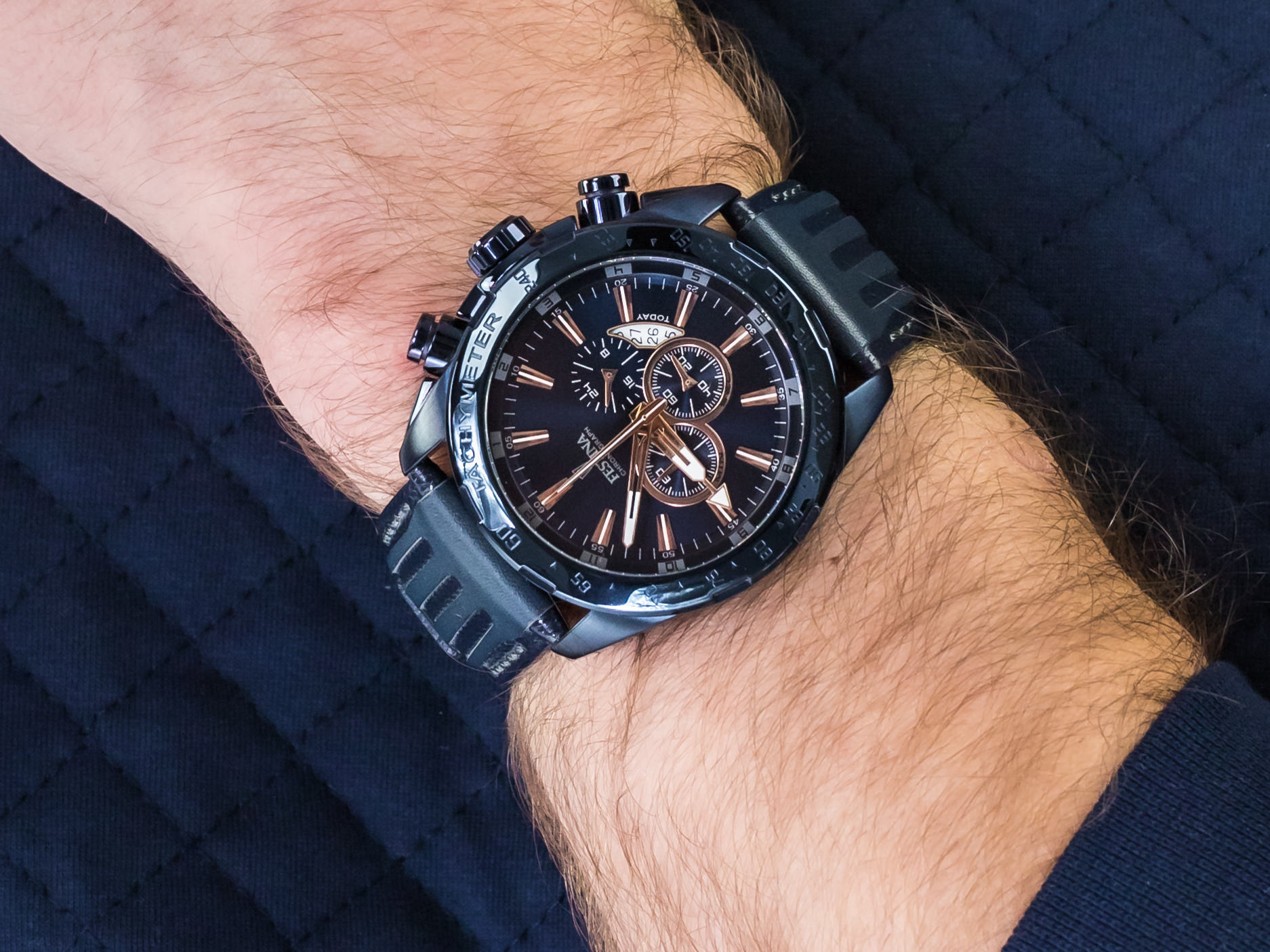 Festina F16898-1 Sport Chronograph zegarek klasyczny Chronograf - miniatura 4
