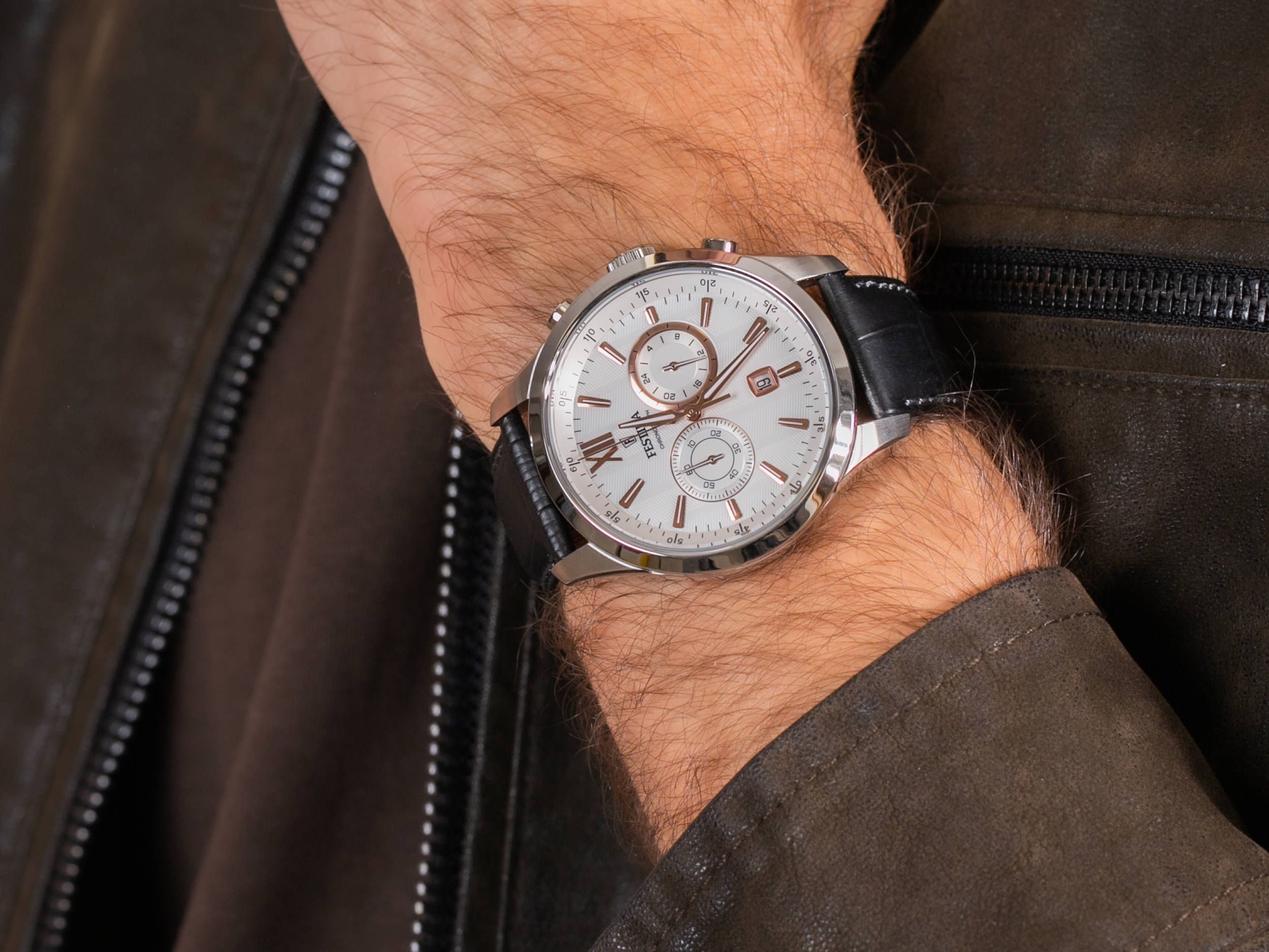 Festina F16996-1 Chronograph zegarek klasyczny Chronograf - miniatura 4