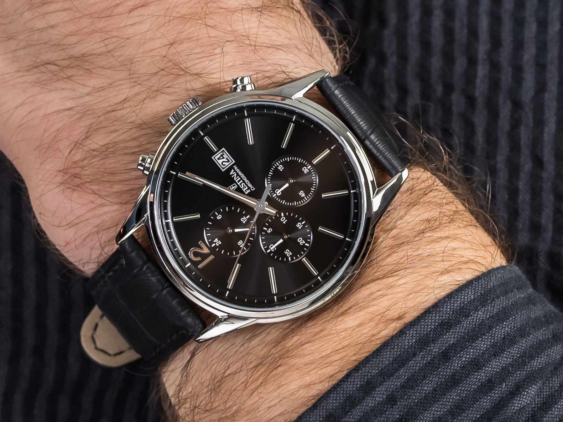 Festina F20284-4 zegarek klasyczny Chronograf - miniatura 4