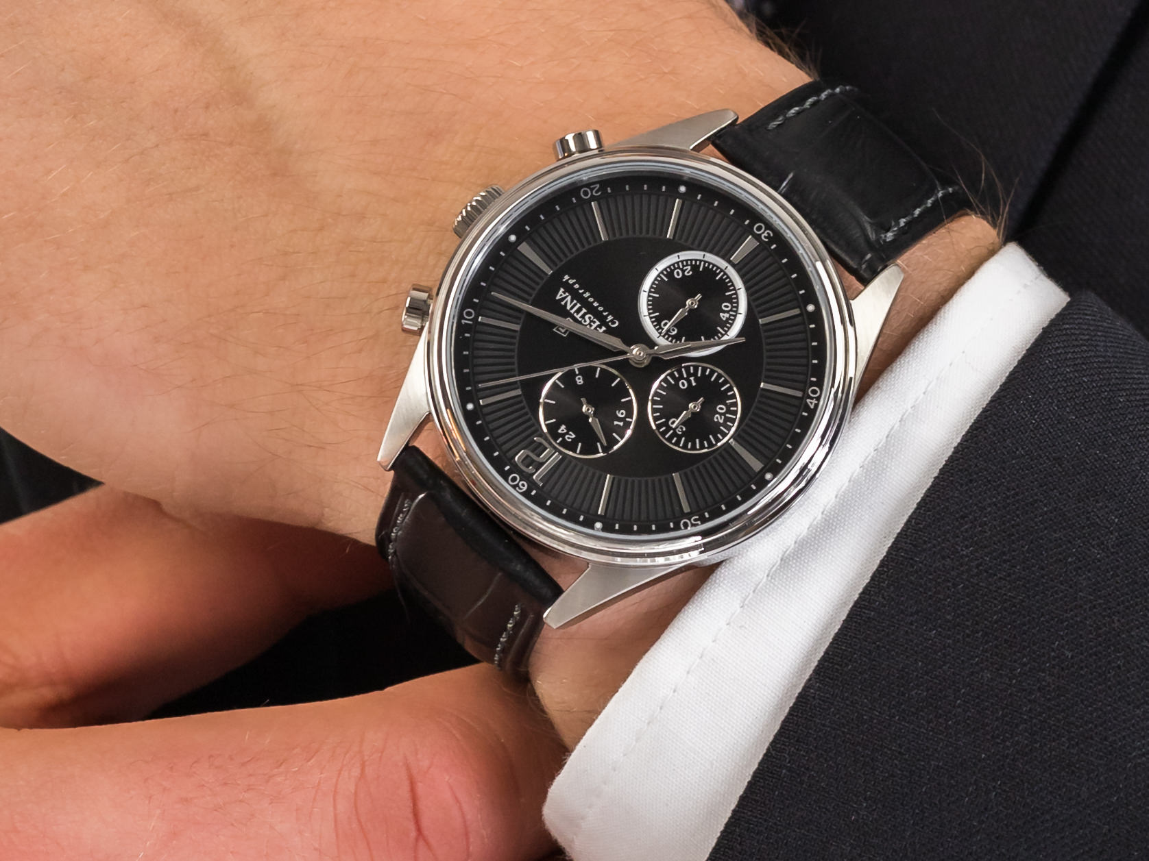 Festina F20286-4 Timeless Chronograph zegarek klasyczny Chronograf - miniatura 4