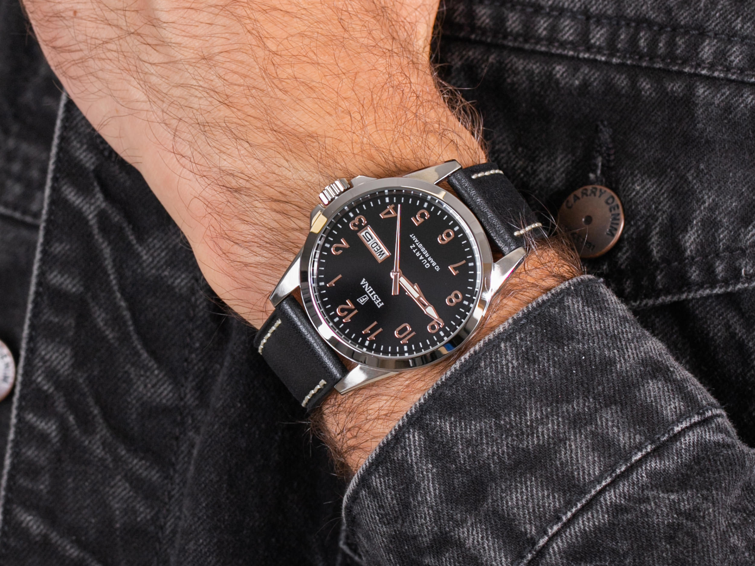 Festina F20358-D Classic zegarek klasyczny Classic - miniatura 4