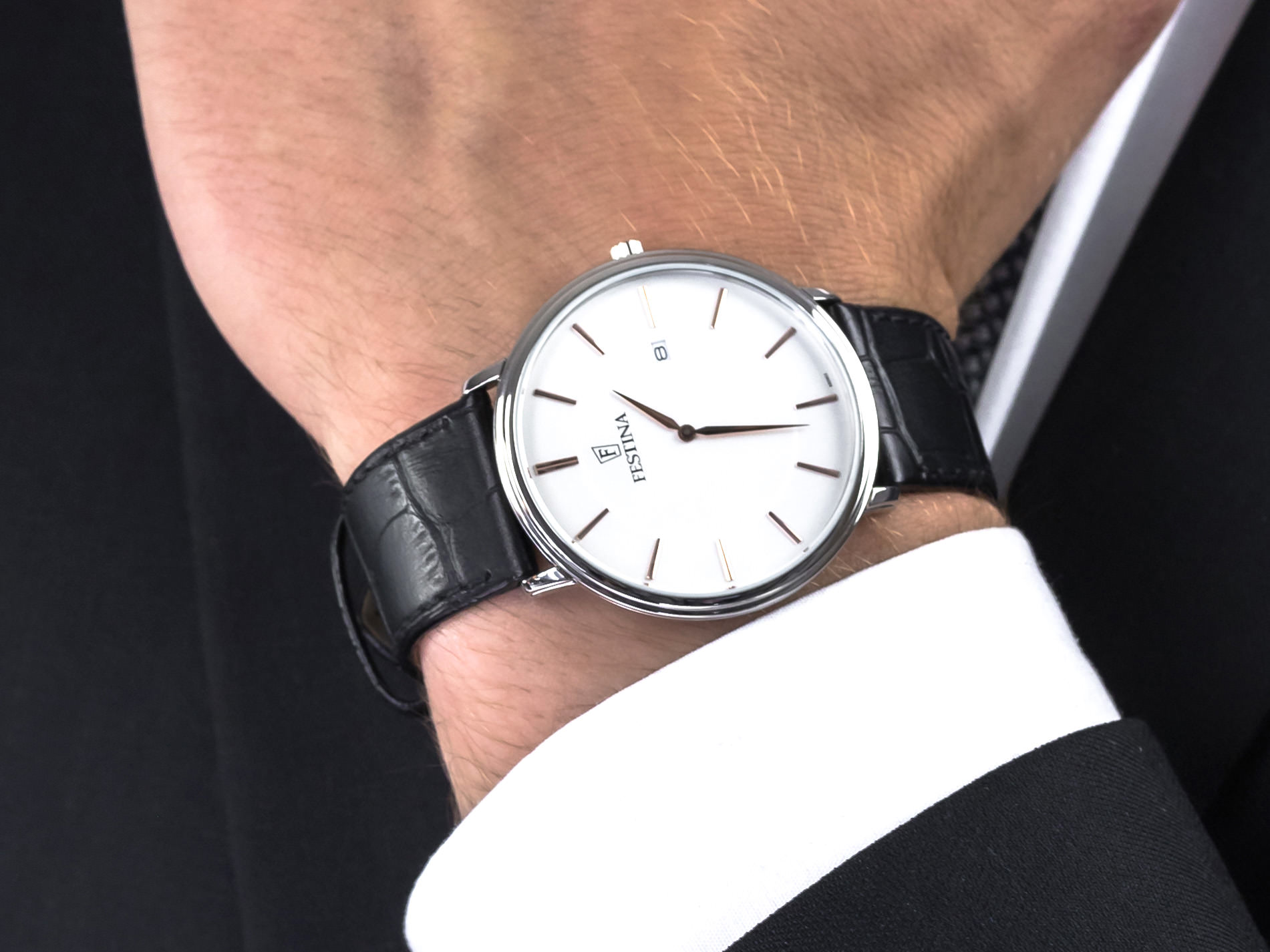 Festina F6839-3 zegarek klasyczny Classic - miniatura 4
