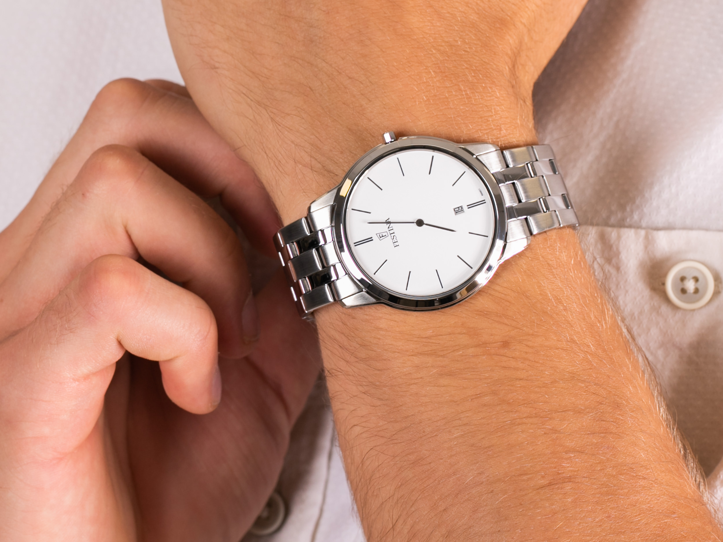 Festina F6868-1 Classic zegarek klasyczny Classic - miniatura 4