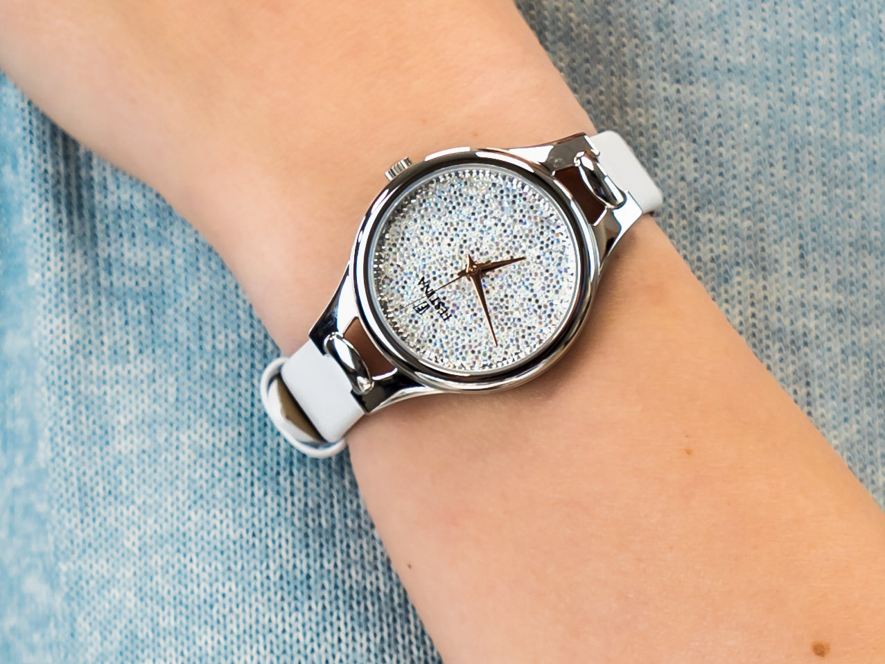 Festina F20334-1 Mademoiselle Swarovski zegarek klasyczny Mademoiselle - miniatura 4